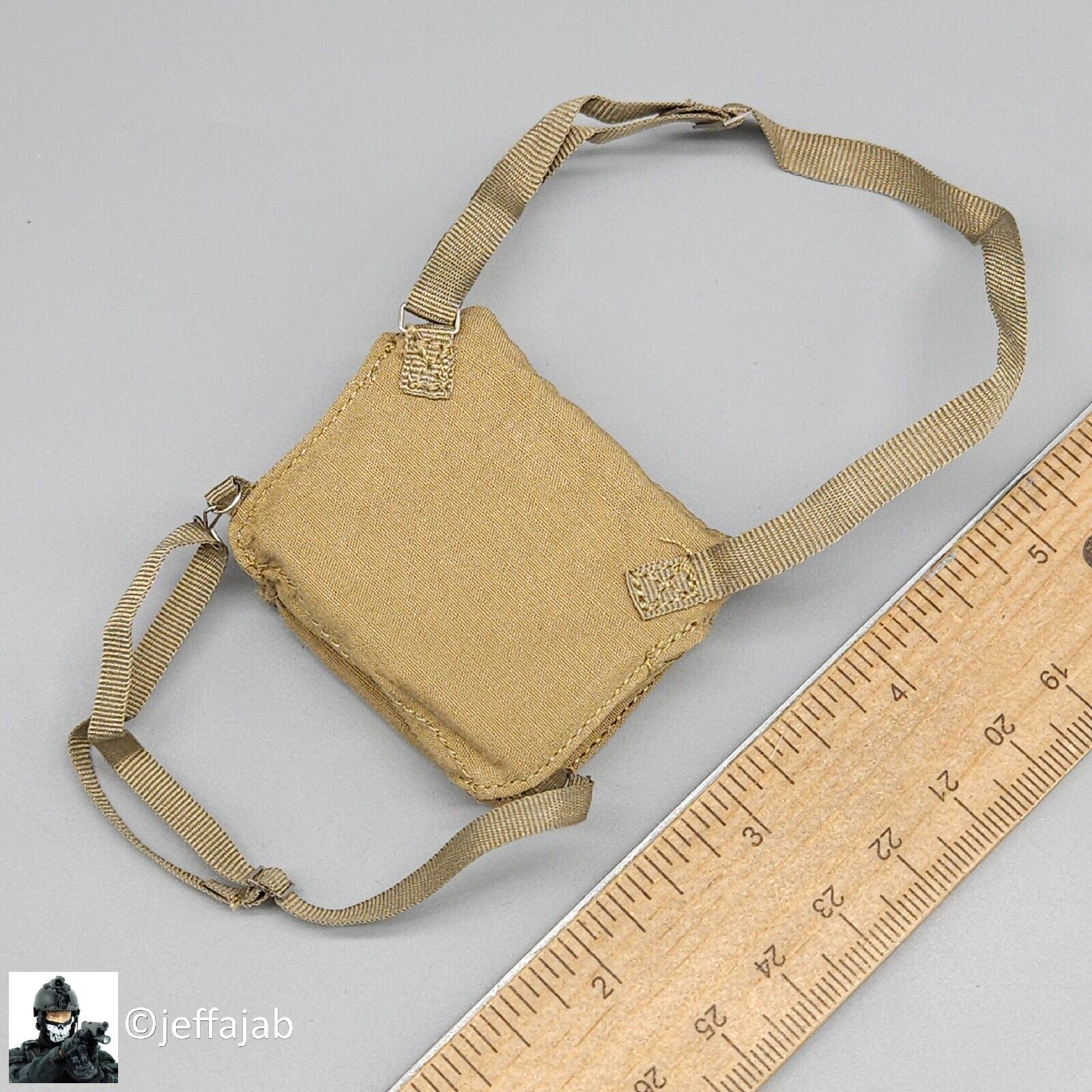 1:6 Ujindou WWII The Big Red One US Army Lightweight Gas Mask Bag for 12" Figure