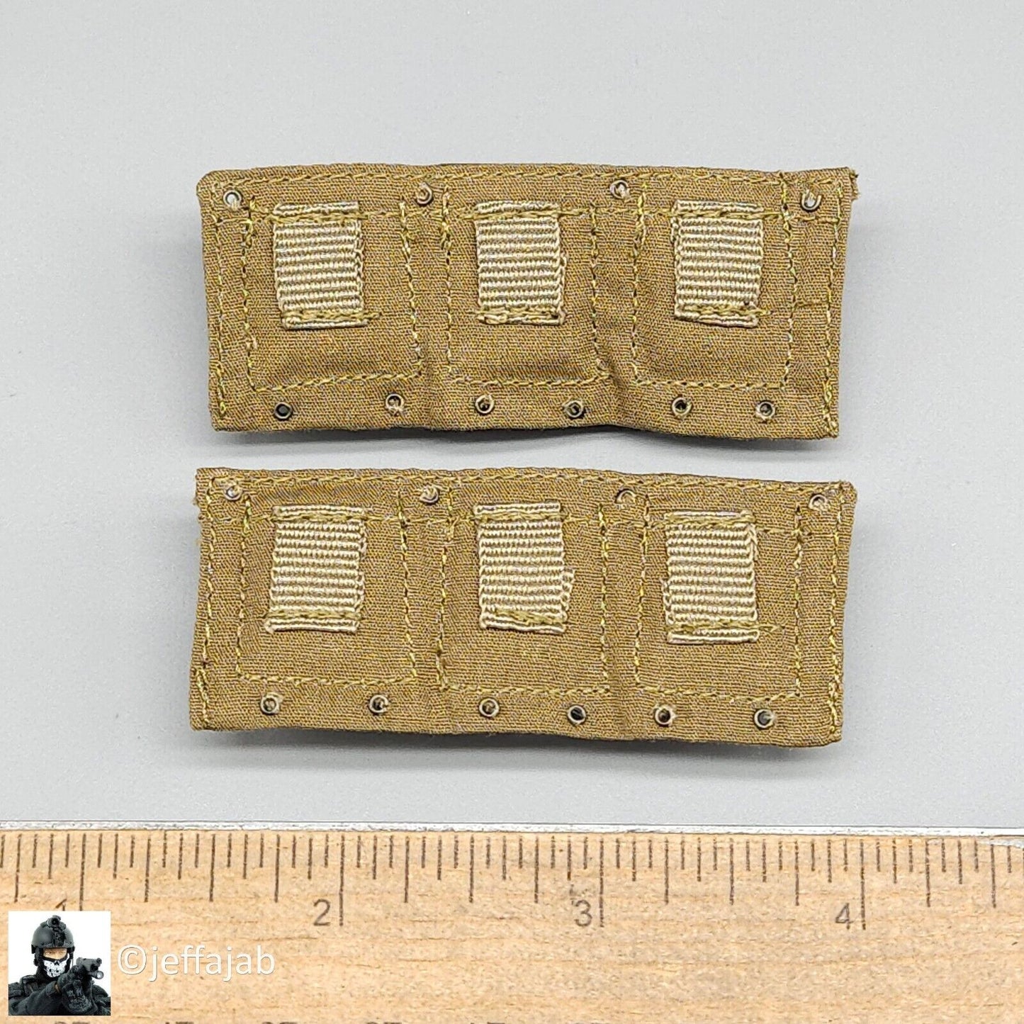 1:6 scale Ujindou Vietnam MACV-SOG Cross-Border Operation BAR Ammo Pouches
