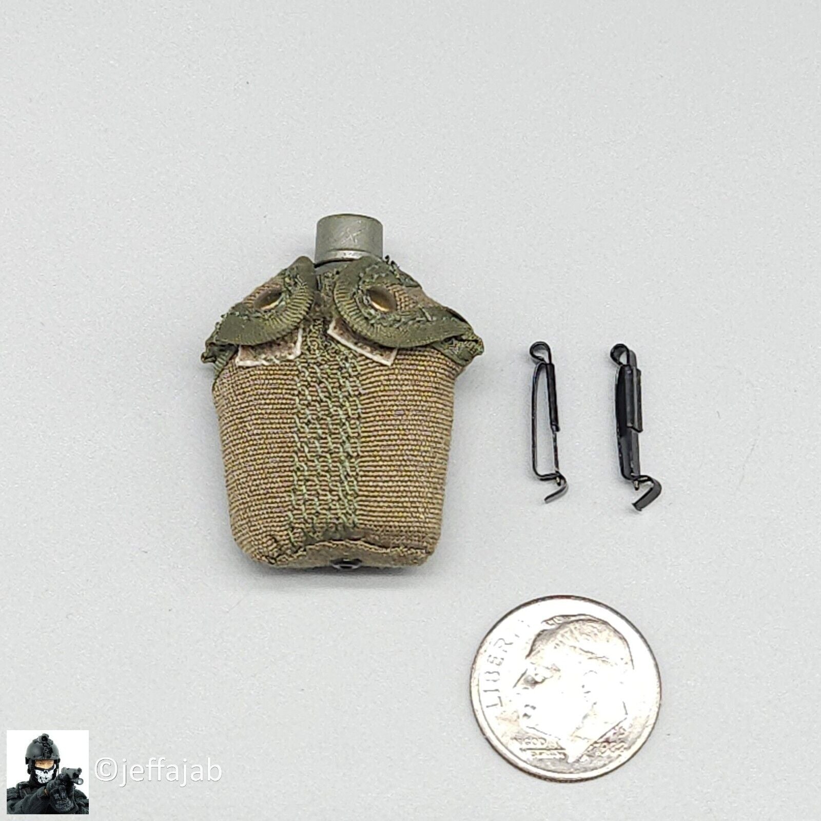 1:6 scale DJ Custom Forrest Gump in Vietnam M56 Canteen (x1) for 12" Figures