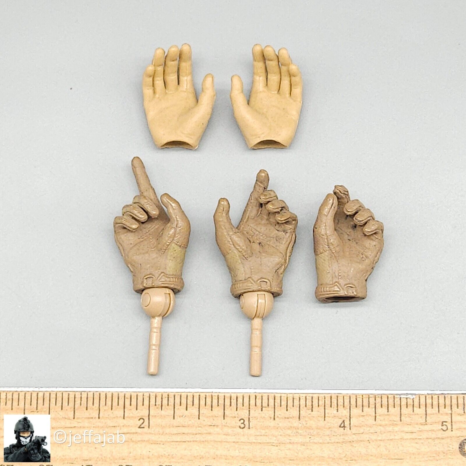 1:6 Easy Simple USMC 26th MEU Gloved Hands Set for for 12" Figures