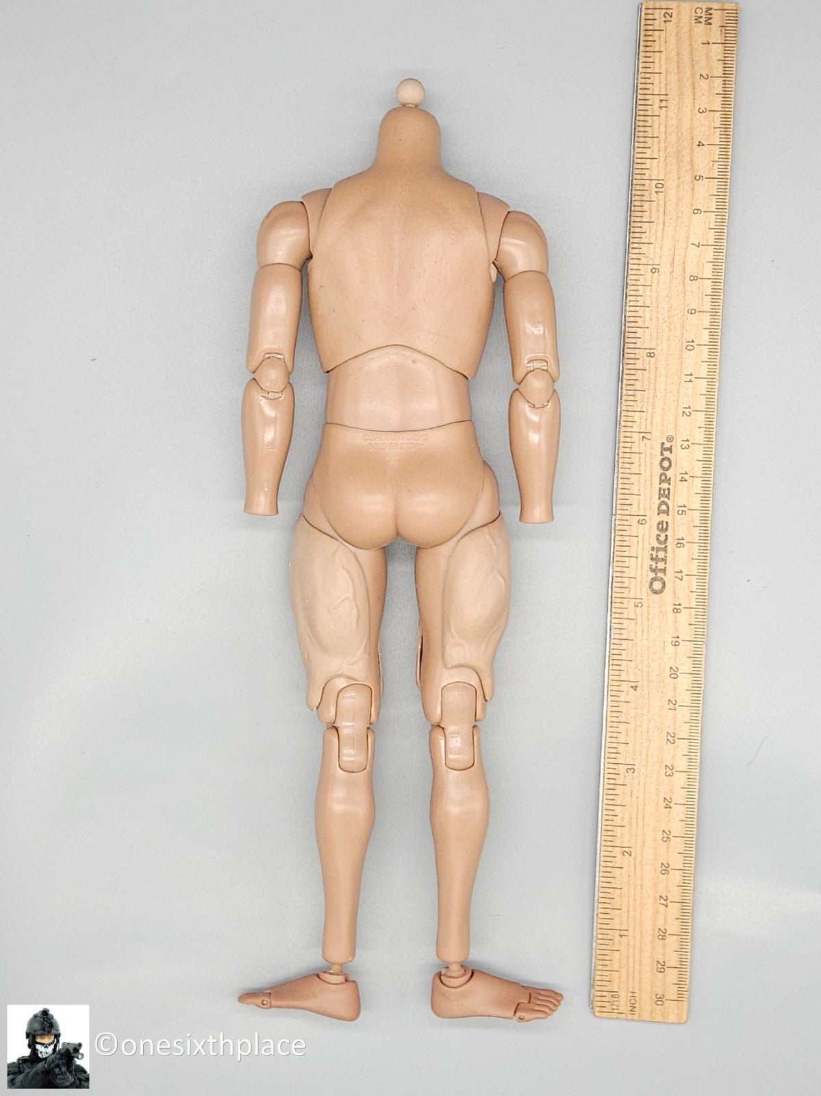 1:6 scale Soldier Story S2.5 Male Body w/  Thigh Add Ons 12" Figure