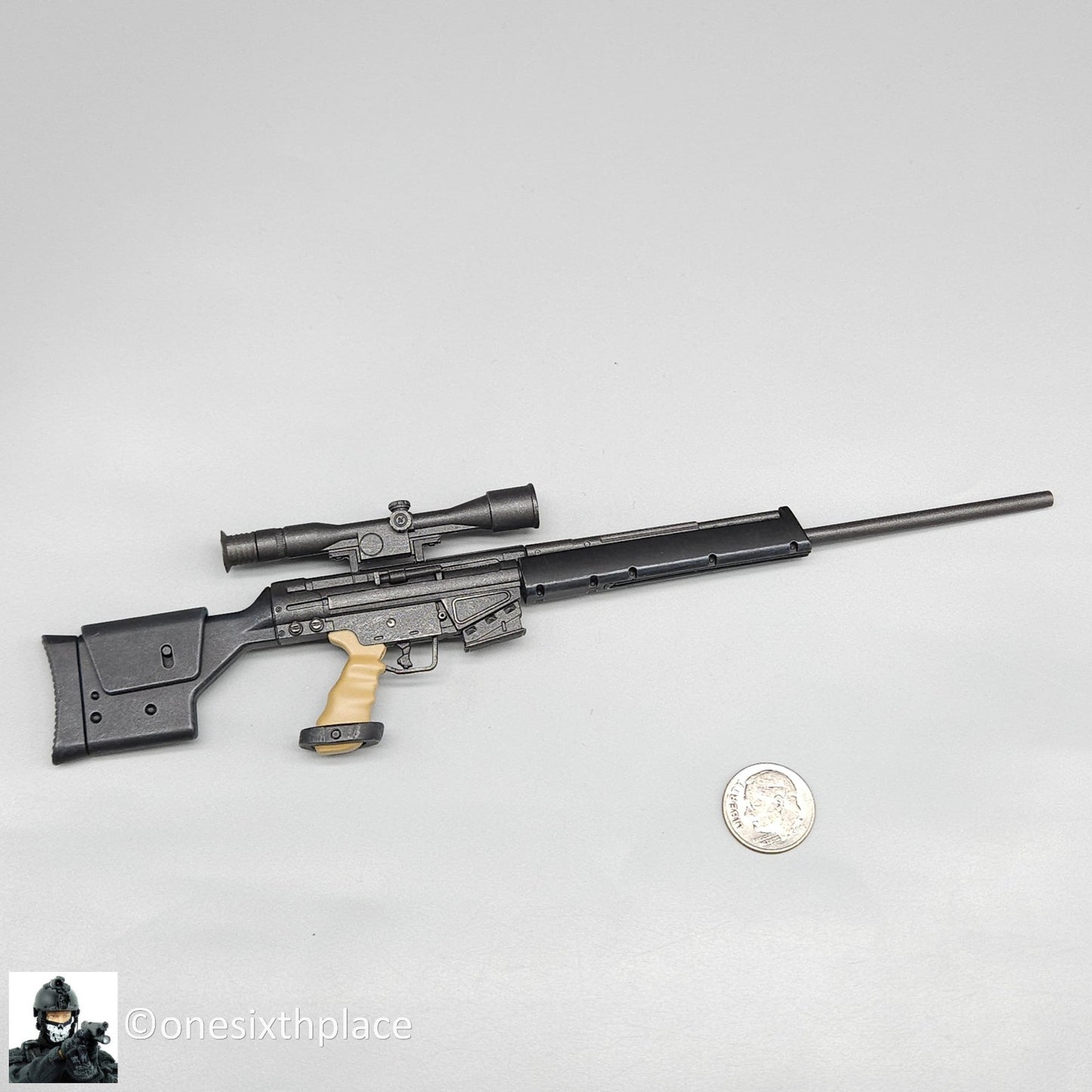 1:6 Hot Toys Jill Valentine HK PSG1 Sniper Rifle for 12" Figures