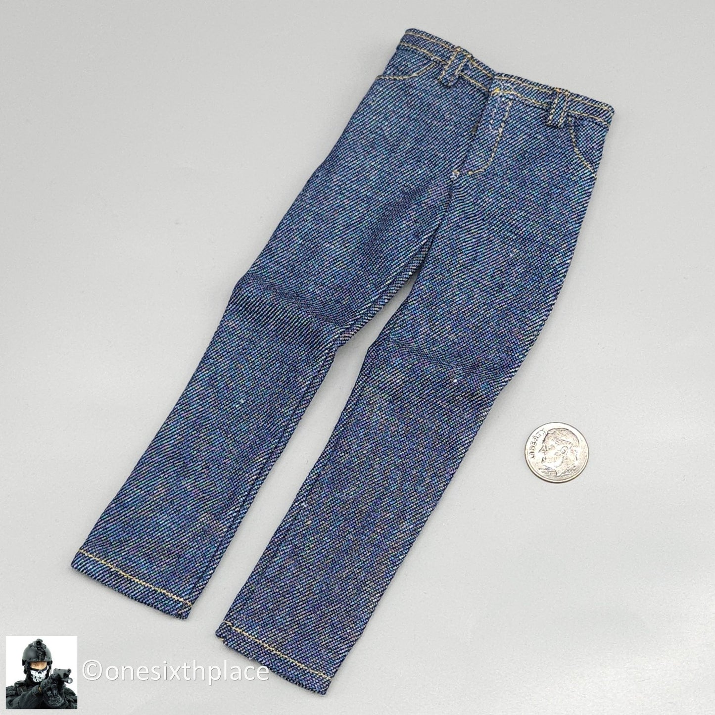 1:6 scale Triad Toys Mens Blue Jeans Pants for 12" Figures