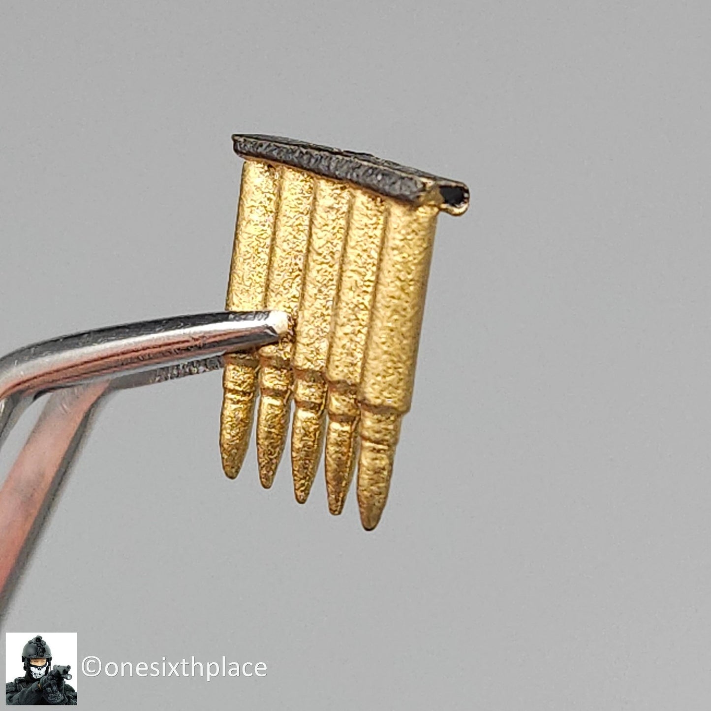 1:6 scale DiD WWII German 98K Rifle Metal Ammo Clip (x1) for 12" Figures