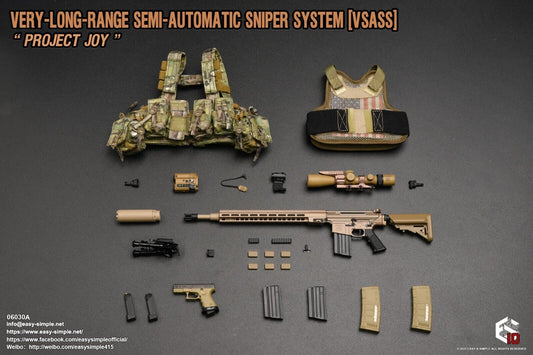 1:6 Easy & Simple Very Long Range Semi Automatic Sniper System VSASS FDE 06030A
