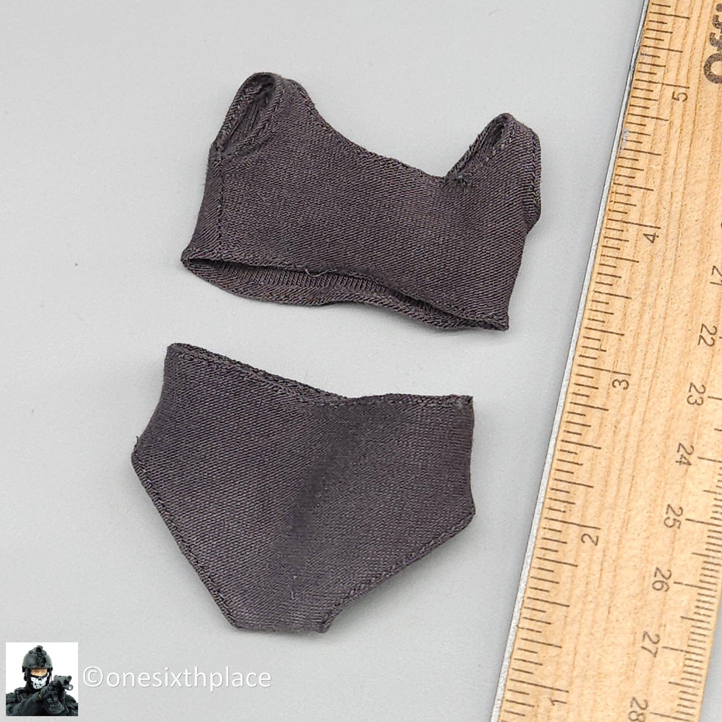 1:6 Hot Toys TrueType Cuban American Female Gray Underwear for 12" Figures