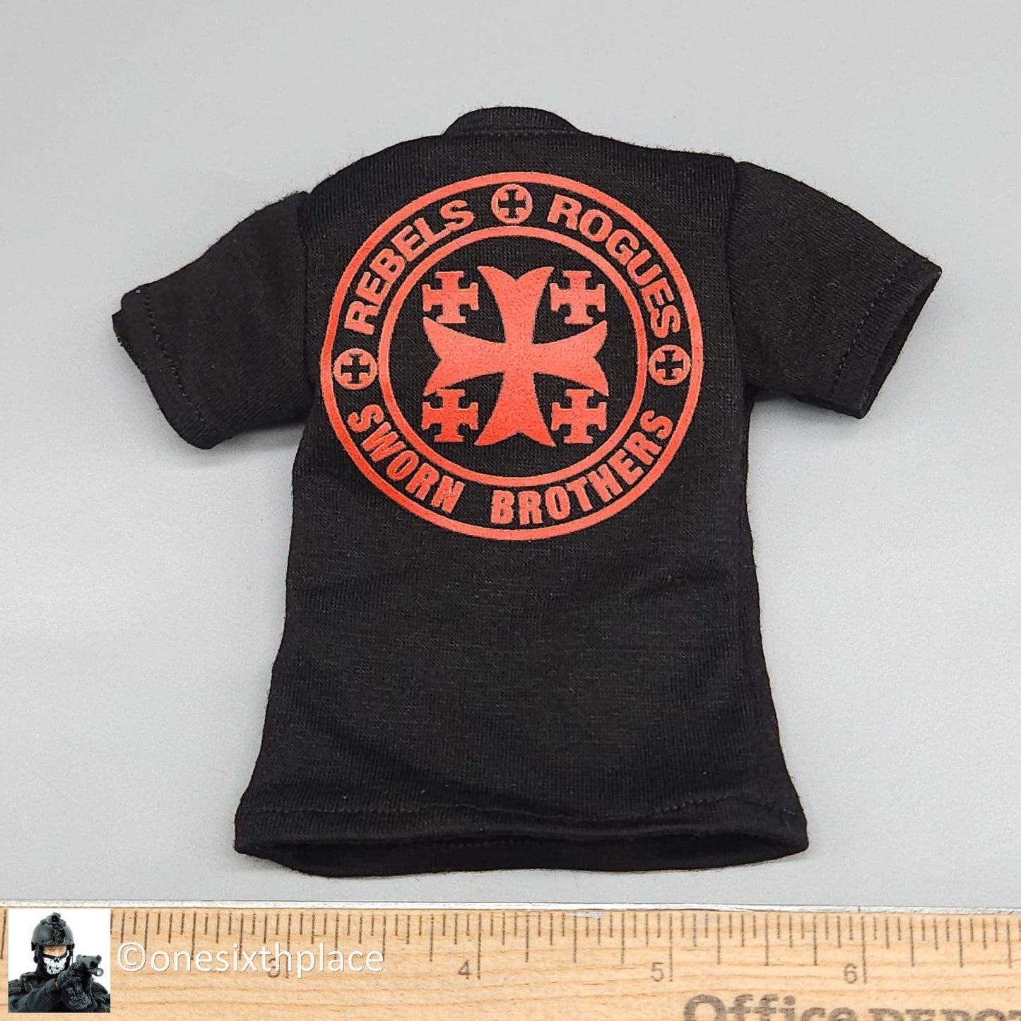 1:6 Easy & Simple ZERT Super Death Squad One Way Ticket T-Shirt for 12" Figures