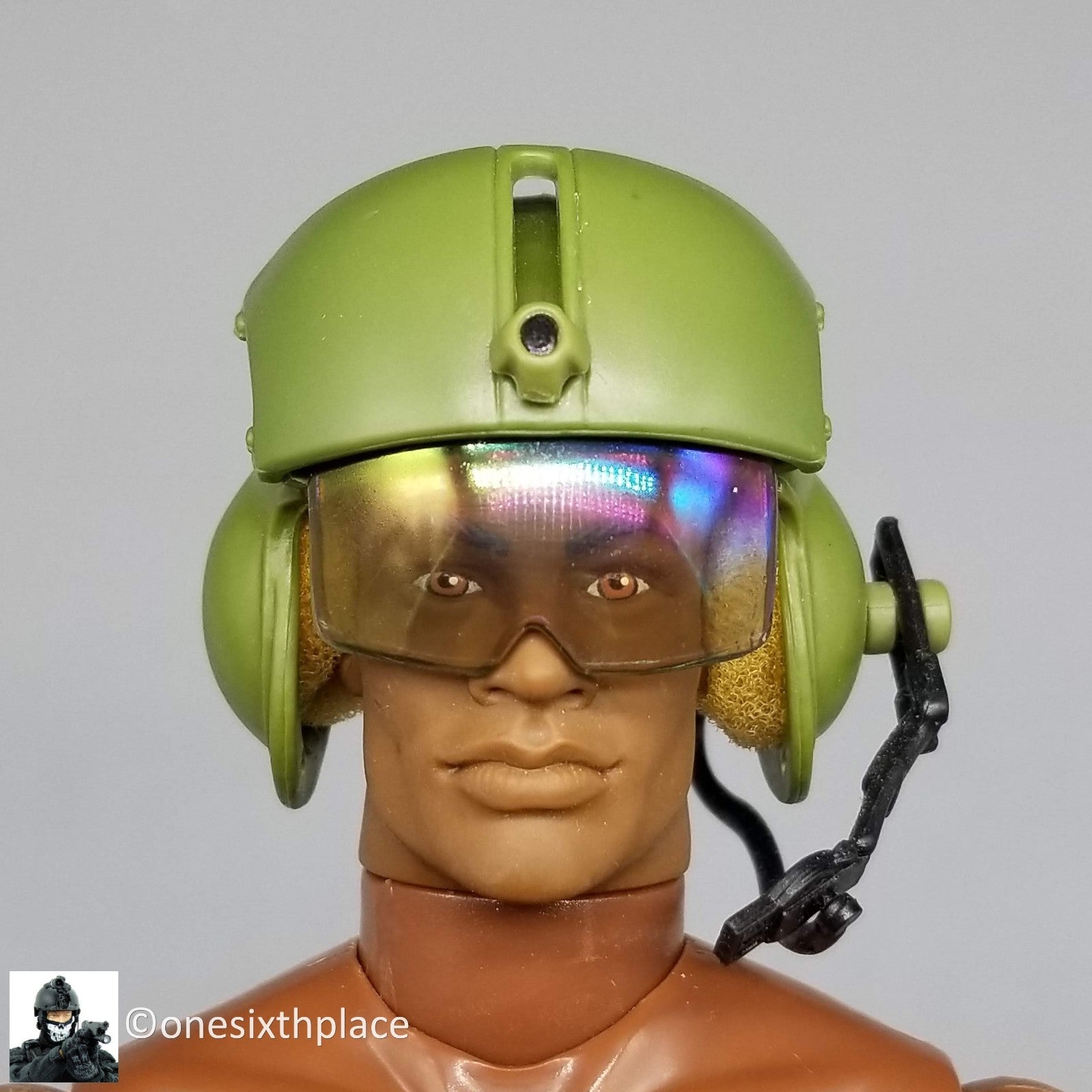 1:6 scale Hasbro US Army Female Helicopter Pilot Helmet 12" Figures