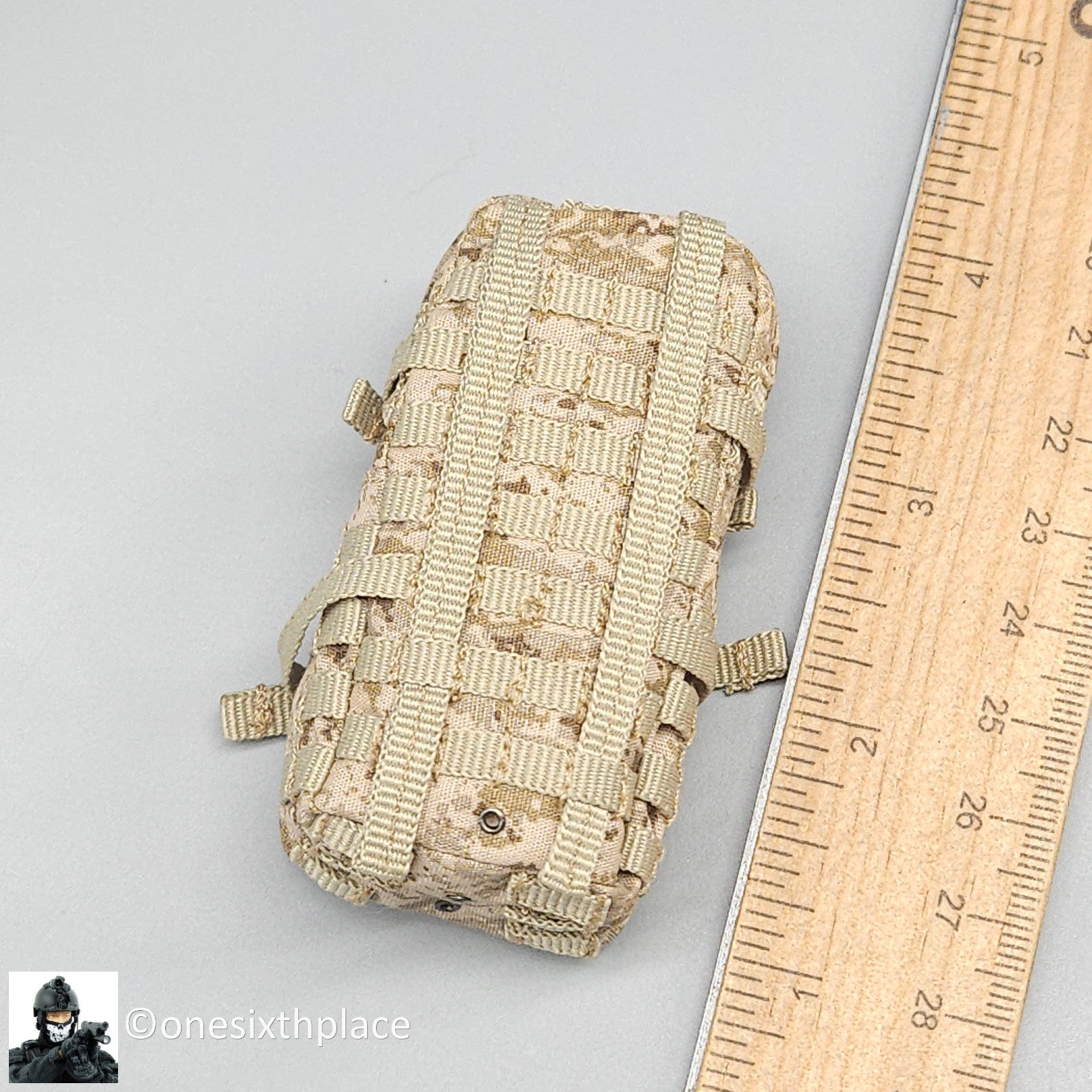 1:6 scale Easy & Simple AOR1 Camo MLCS MOLLE Backpack for 12" Figures