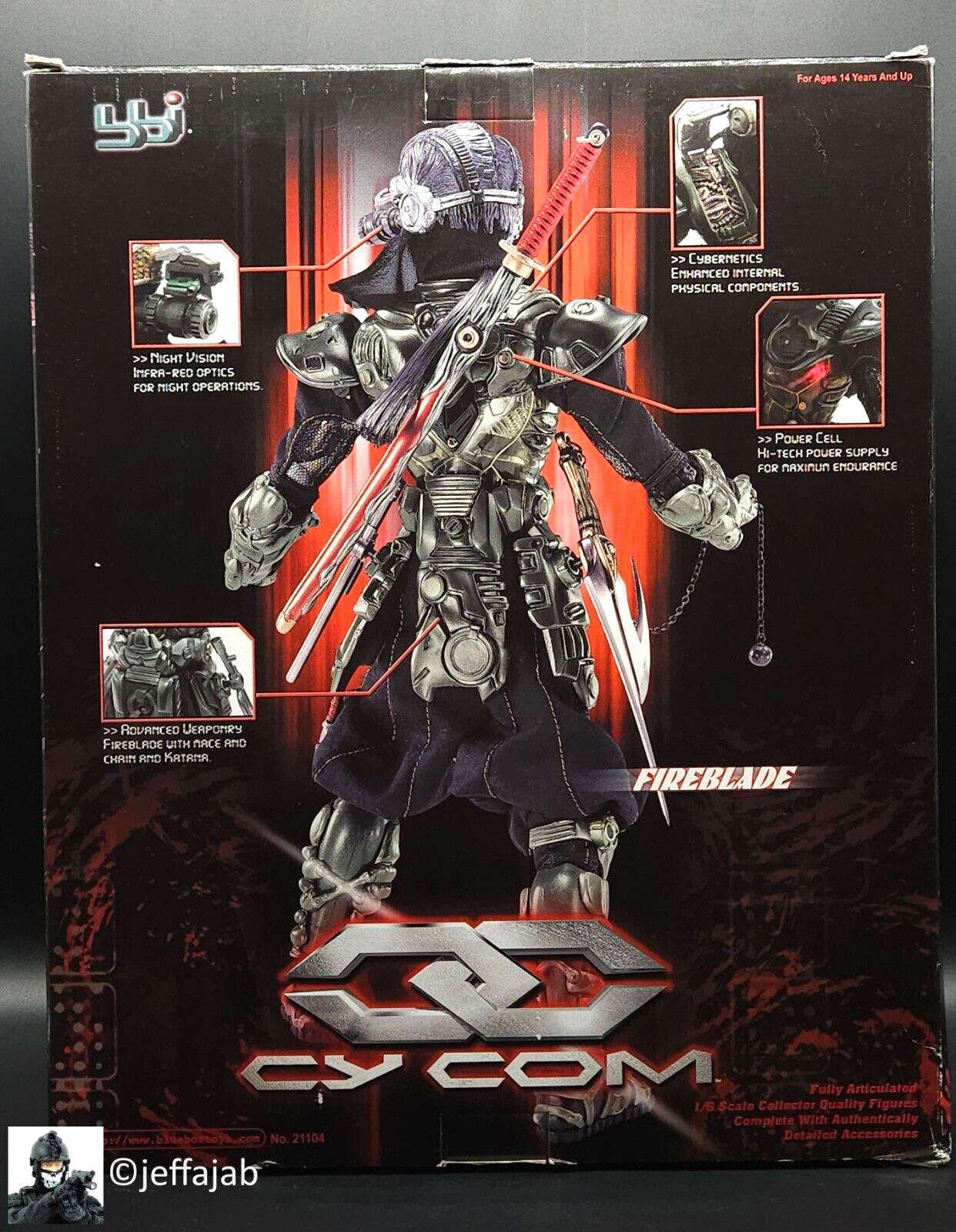 1:6 scale BBI Takara Cy Com Fireblade 12" Action Figure (2002) Cy Girl CG