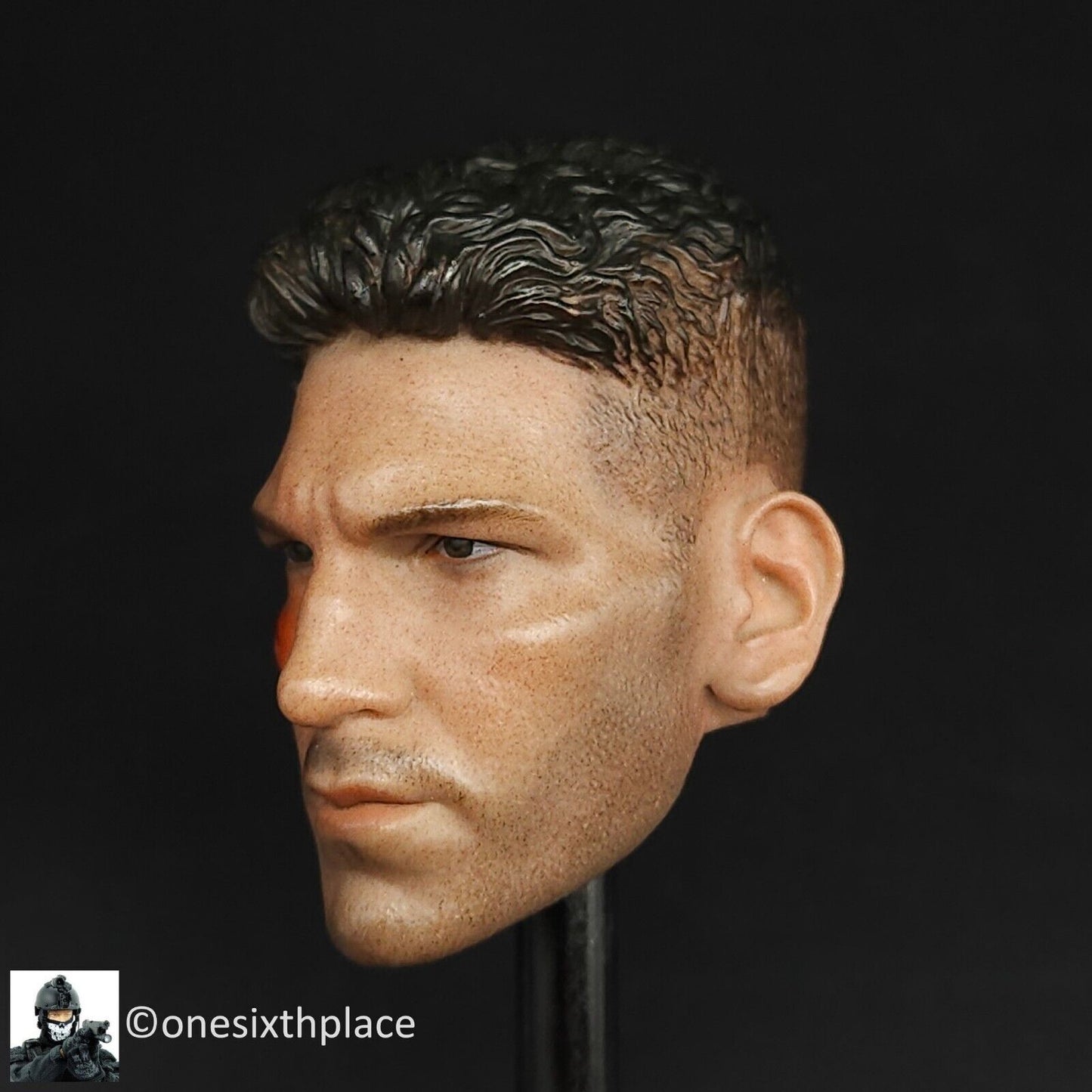 1:6 scale Jon Bernthal Punisher Male Head Sculpt UNBRANDED for 12" Figures