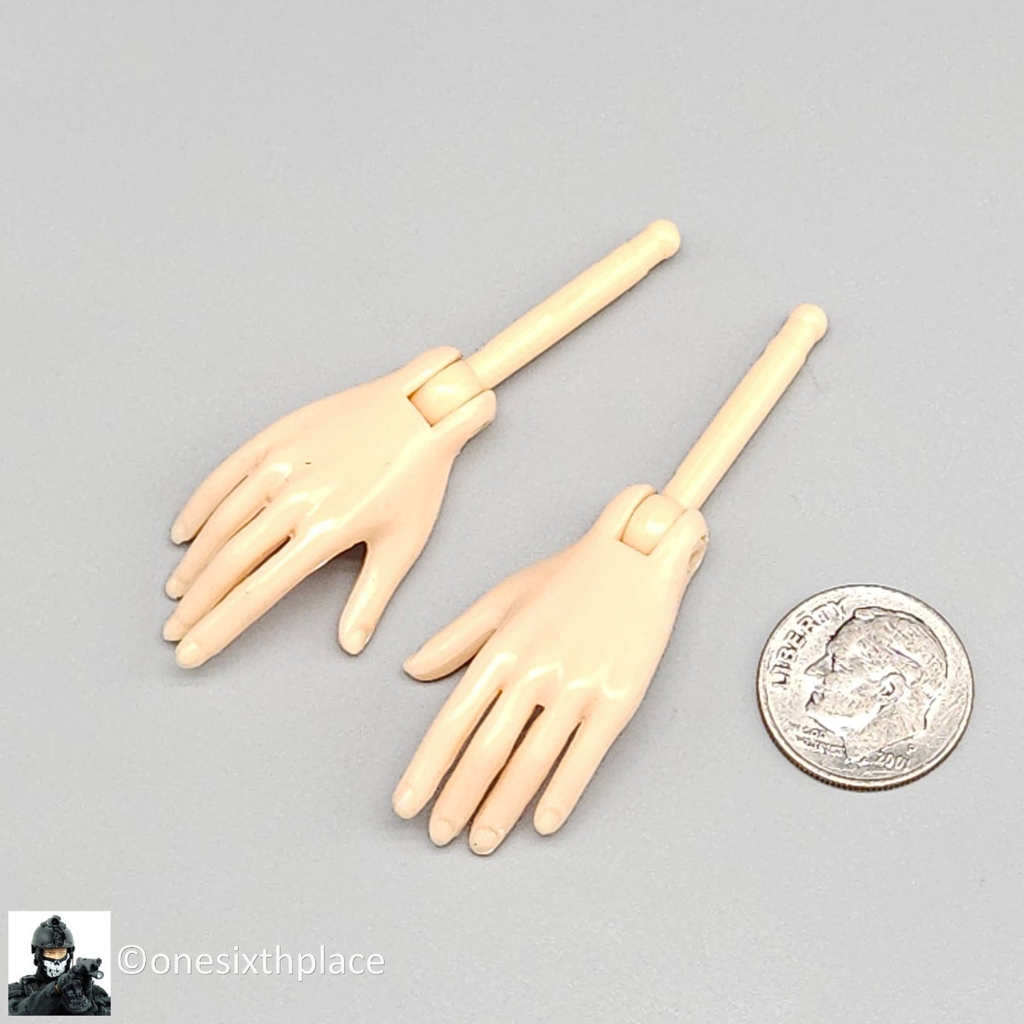 1:6 scale BBI Cy Girl Female Nude Open Hands (Pale) for 12" Figures