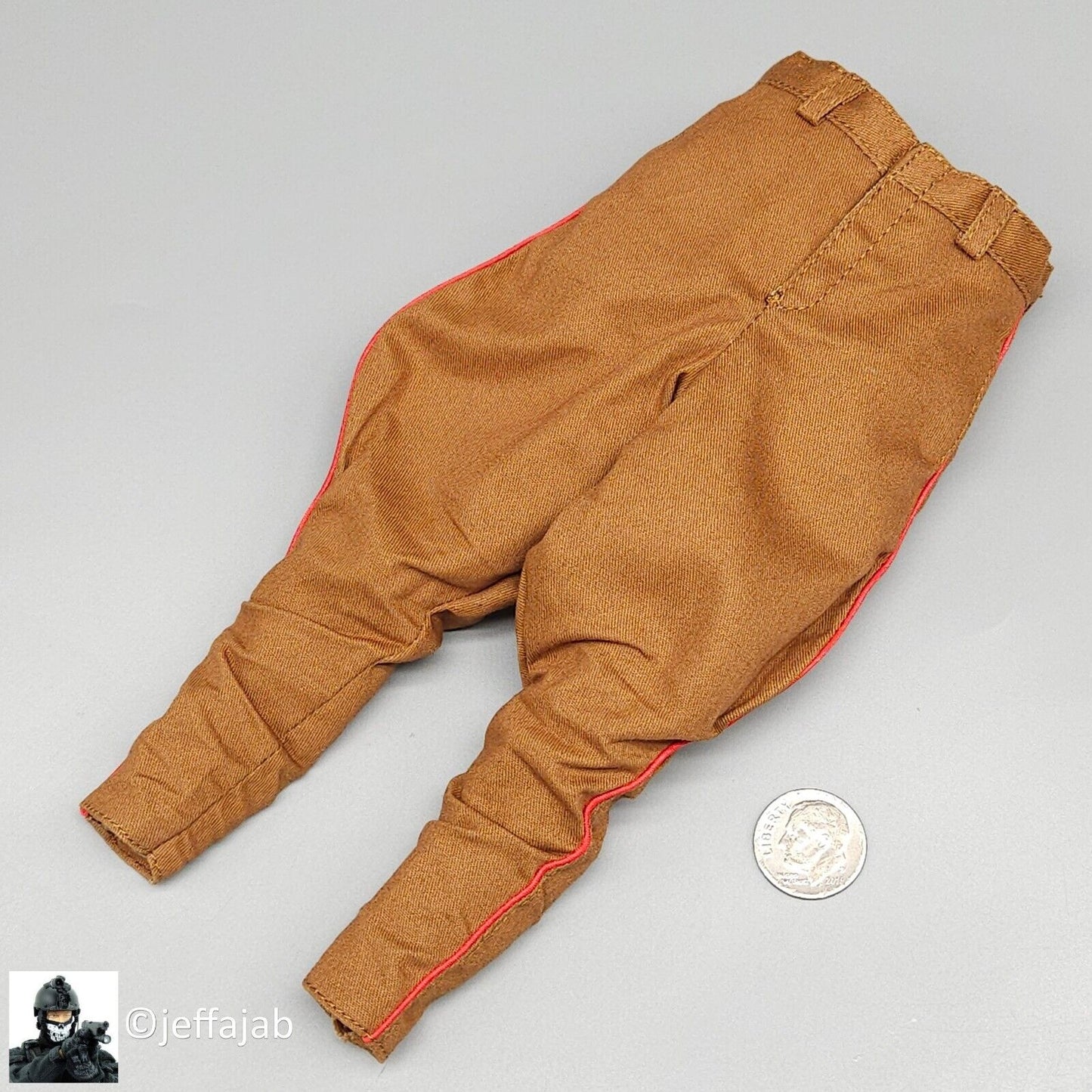 1:6 Flagset Soviet Red Alert Mobilize Troops Russian Officer Pants 12" Figures