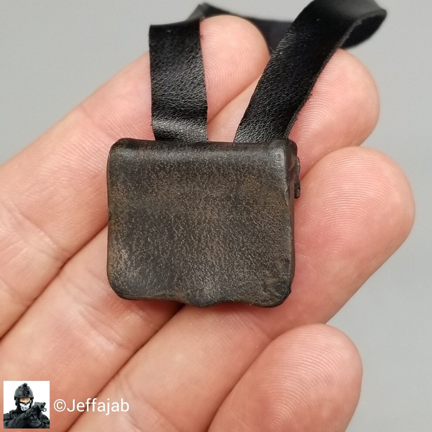 1:6 Sideshow Civil War Confederate Cartridge Box w/ Sling (Pleather) 12" GI Joe