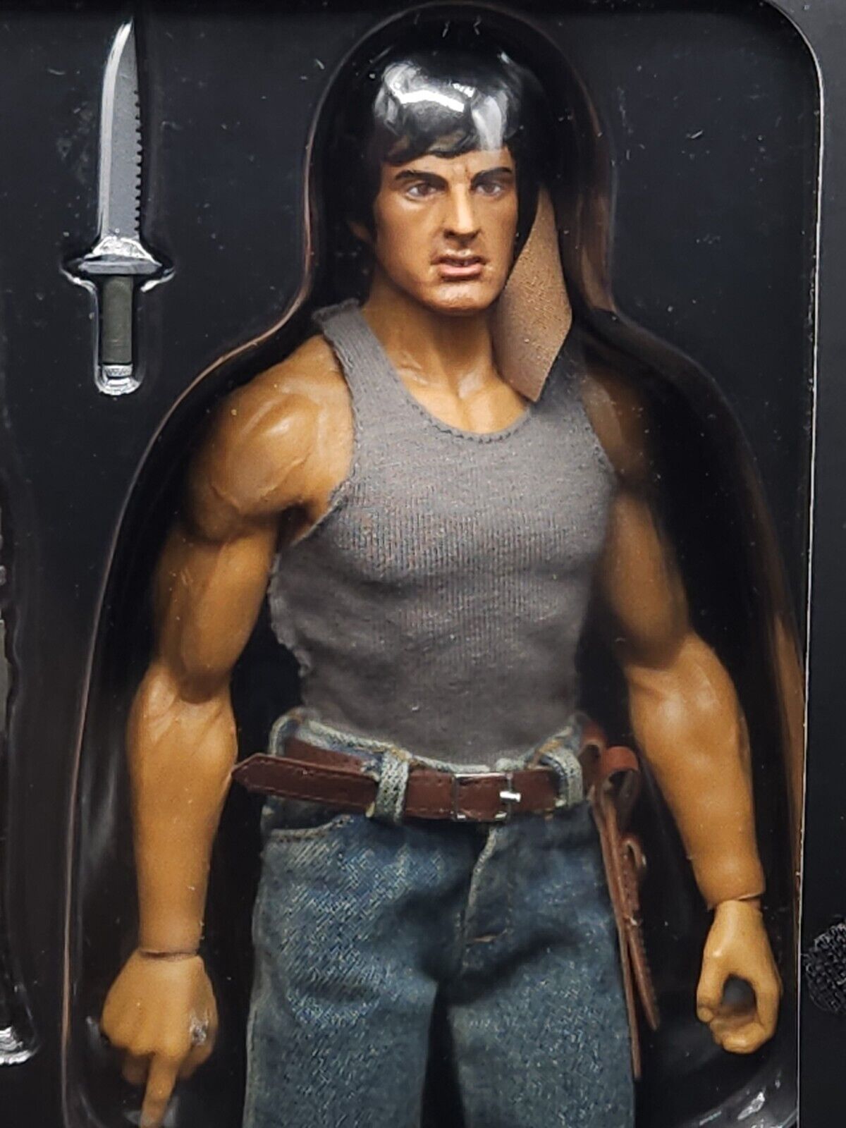 1:6 scale Hot Toys First Blood John J. Rambo Boxed 12" Action Figure MMS21