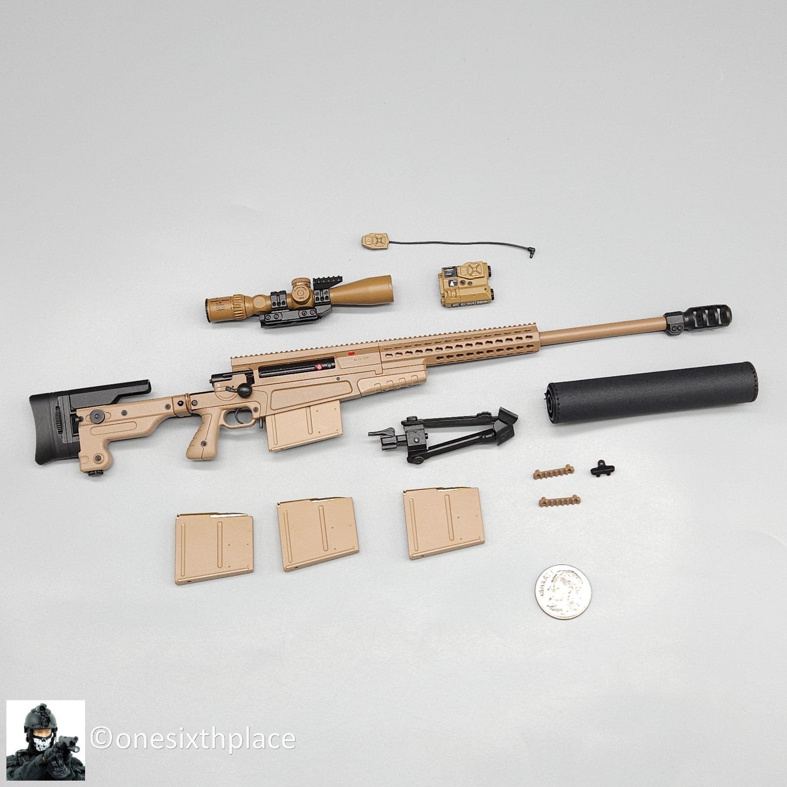 1:6 scale Easy & Simple Coalition Forces British SAS AX50 Sniper Rifle
