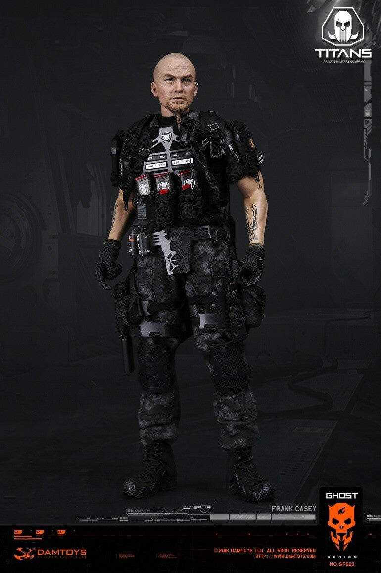 1:6 scale DamToys SF002 GHOST SERIES TITANS PMC Frank Casey 12" Figure