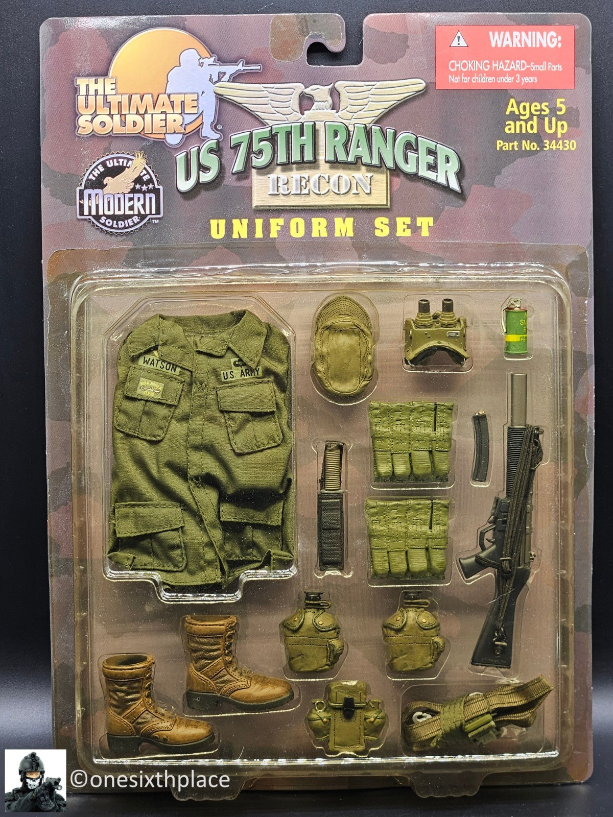 1:6 Ultimate Soldier US 75th Ranger Recon Uniform for 12" Figures