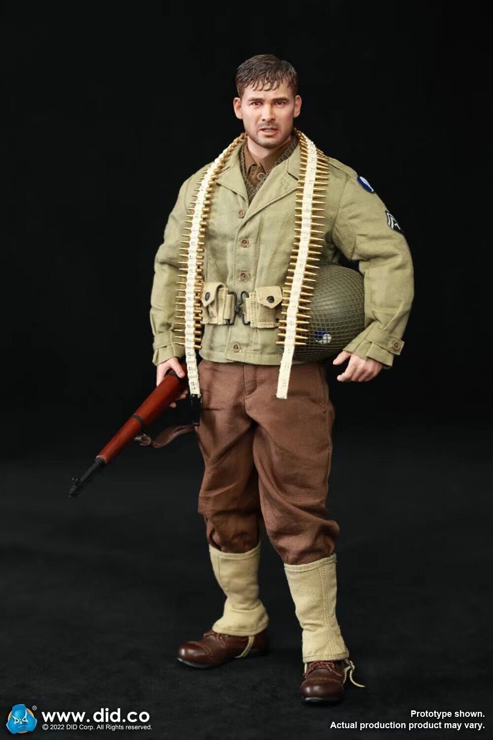 1/6 scale DiD WWII 29th Infantry Corporal Upham M1 Garand Ammo Clip 12" Figures