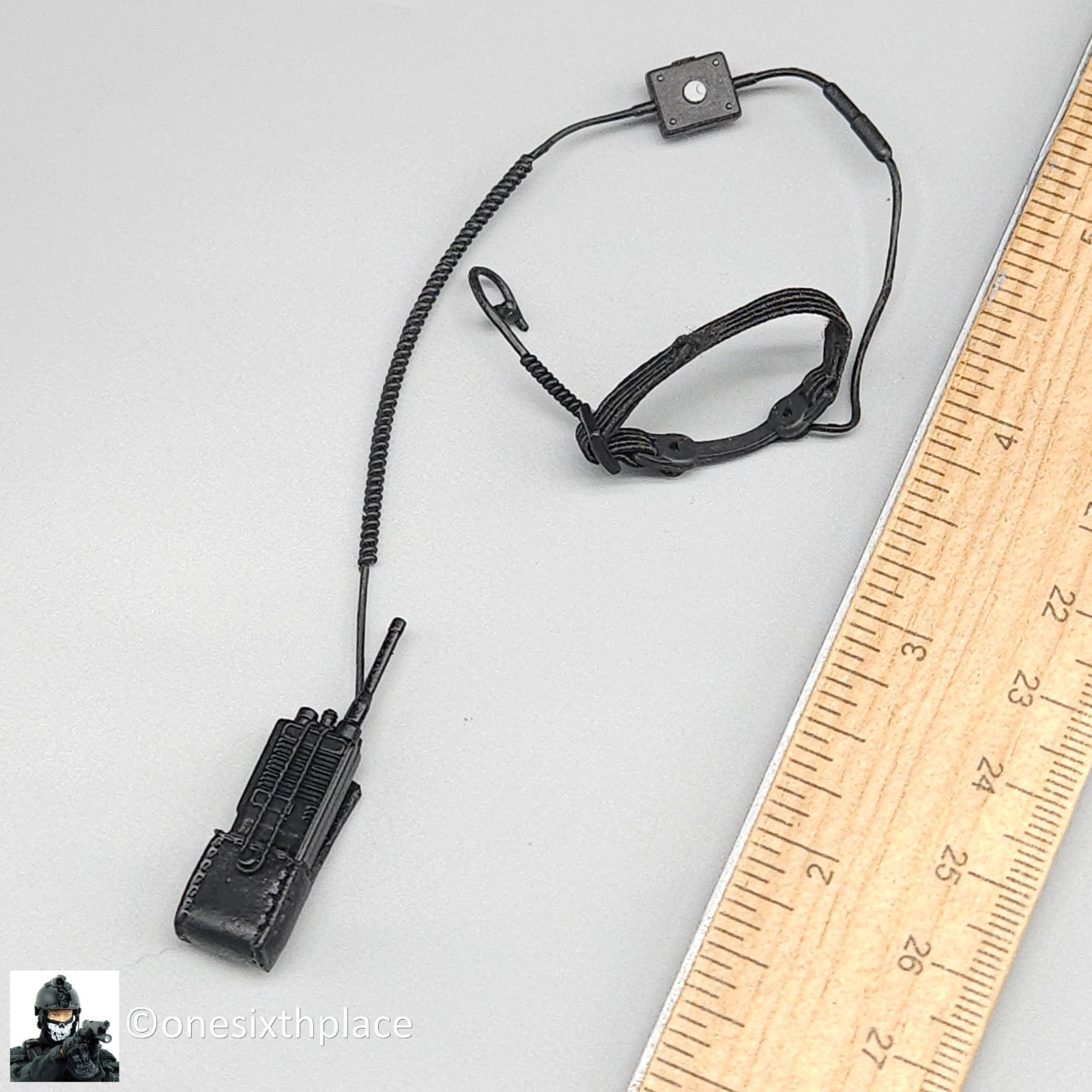 1:6 scale Dragon DEVGRU Shane Radio w/ Throat Mic for 12" Figures