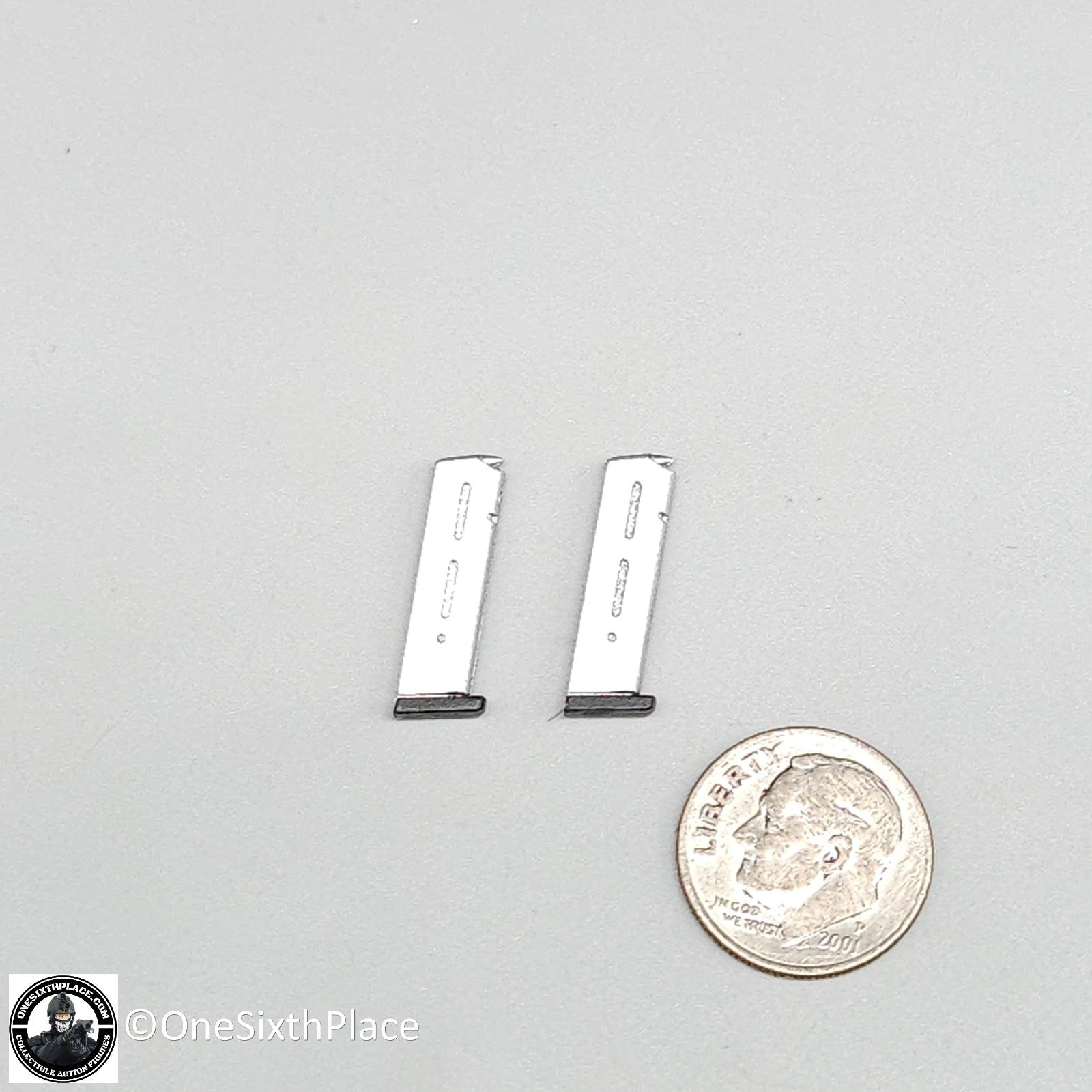 1:6 Easy & Simple PMC 1911 Pistol Ammo Mags (x2) for 12" Figures 06036E