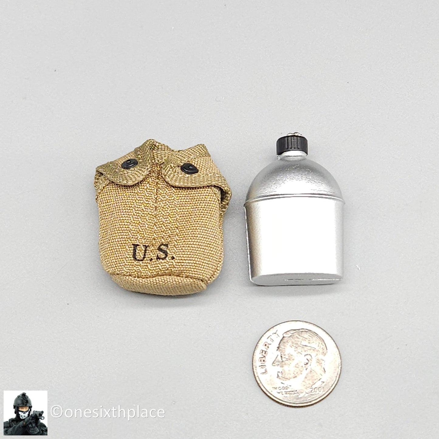 1:6 Scale DiD WWII US 2nd Ranger Battalion Medic Wade Canteen for 12" Figures