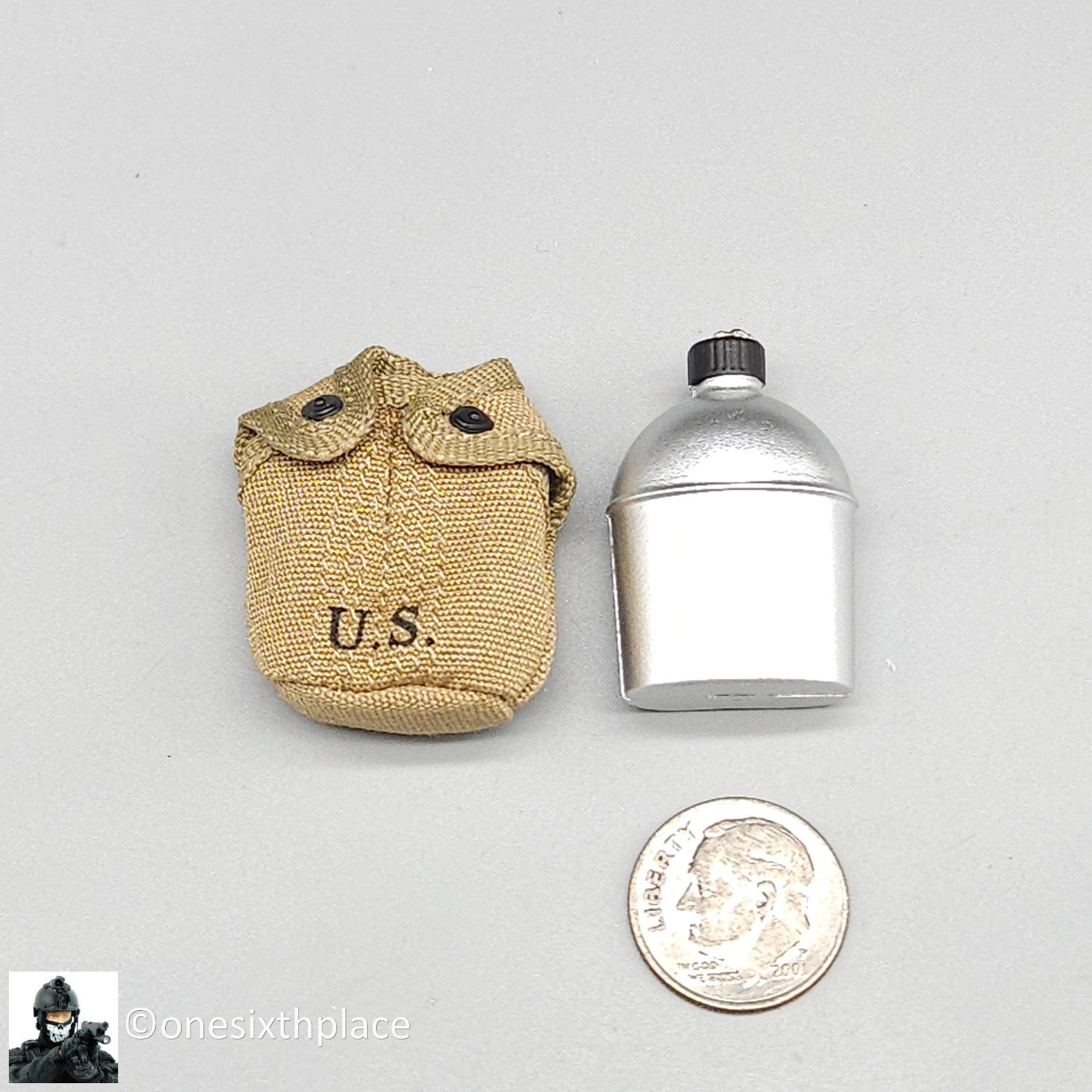 1:6 Scale DiD WWII US 2nd Ranger Battalion Medic Wade Canteen for 12" Figures