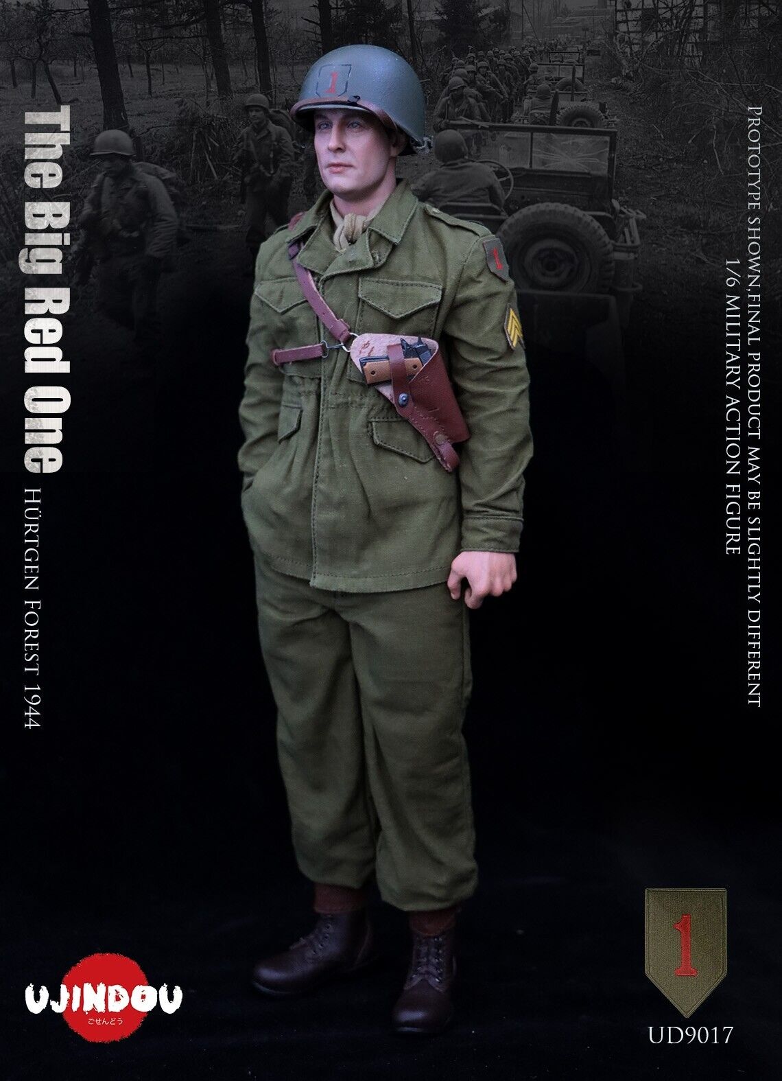 1:6 scale Ujindou The Big Red One US Army Infantryman Hürtgen Forest 1944 Figure