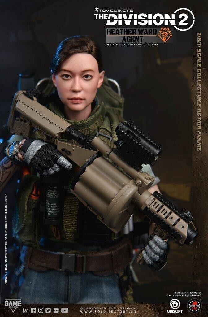 1:6 scale Soldier Story The Division 2 Agent Heather Ward Left Leg MOLLE Panel