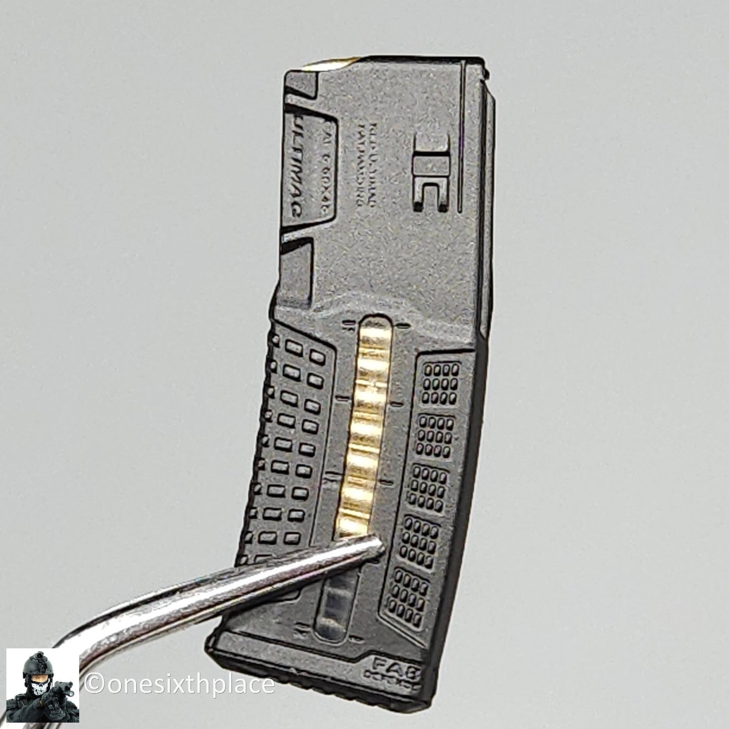 1:6 Easy & Simple PMC 30rd Ultimag Rifle Ammo Mag Accessory (x1 ) for 12" Figure