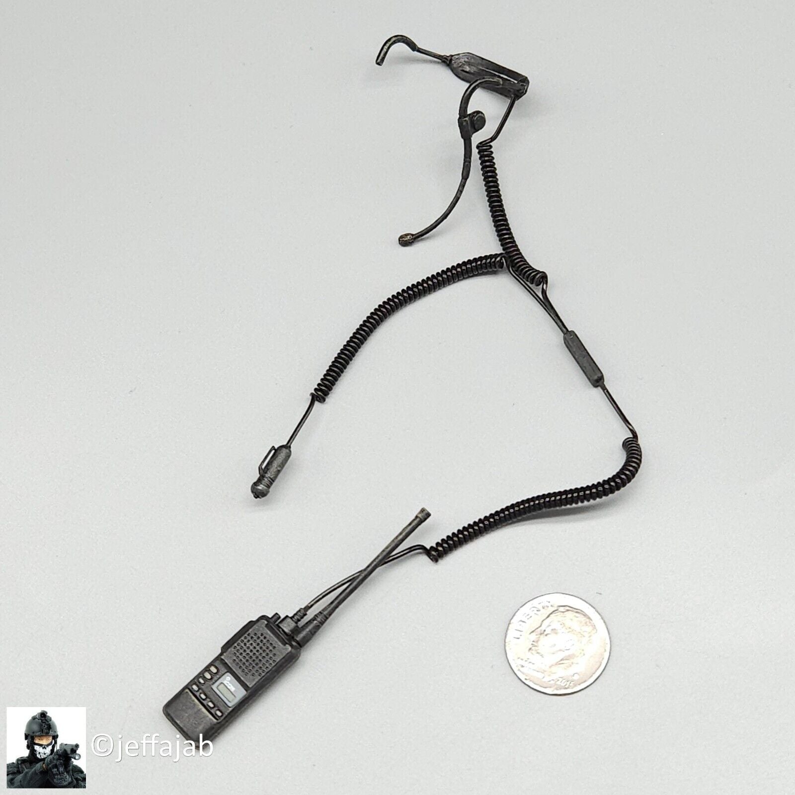 1:6 Hot Toys USMC Operation Iraqi Freedom Sniper F3 Radio w/ Headset 12" Figures