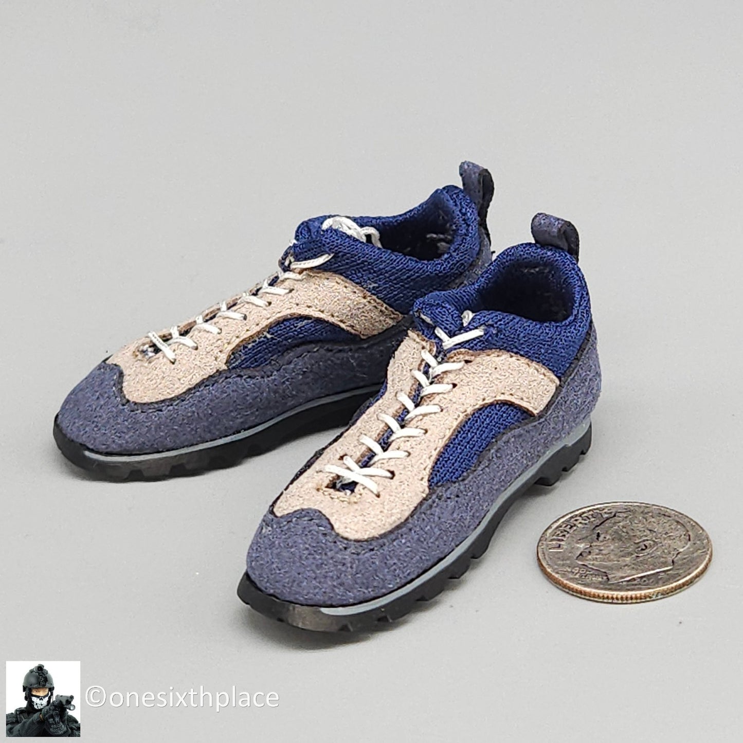 1:6 scale Flagset Serbia Sniper Mens Cloth Sneakers (Foot Type) for !2" Figures