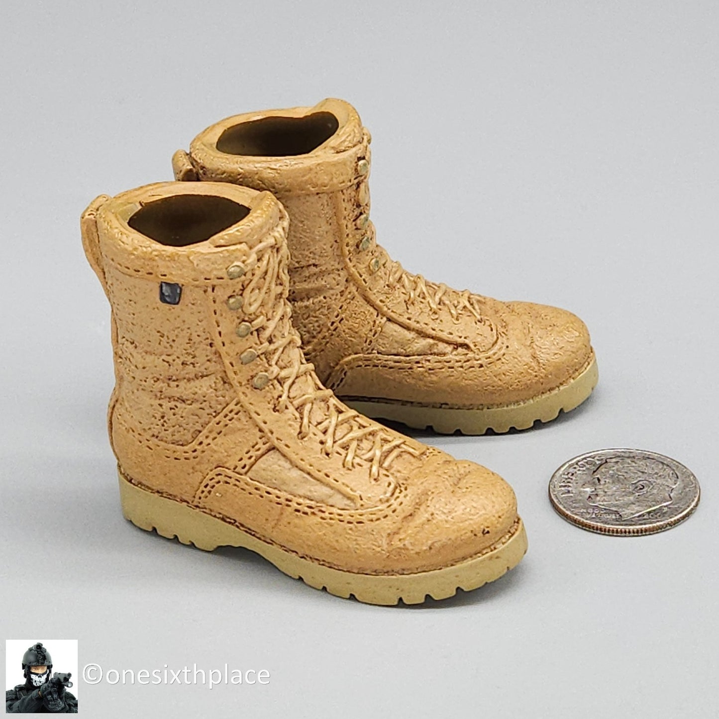 1:6 scale BBI AWOH Cunningham & Self Modern Combat Boots for 12" Figures