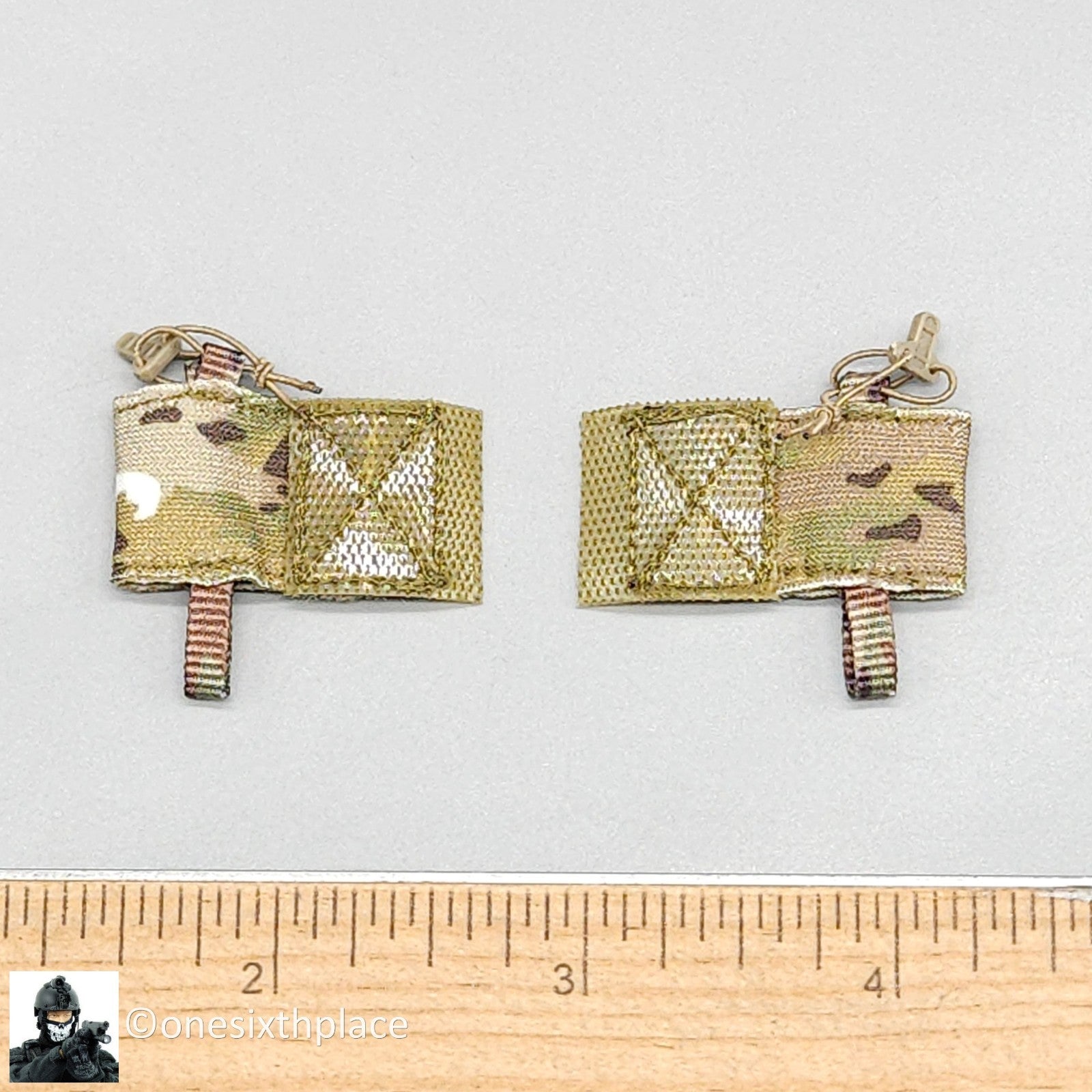 1:6 scale Easy & Simple Coalition Forces British SAS Multicam Radio Pouches