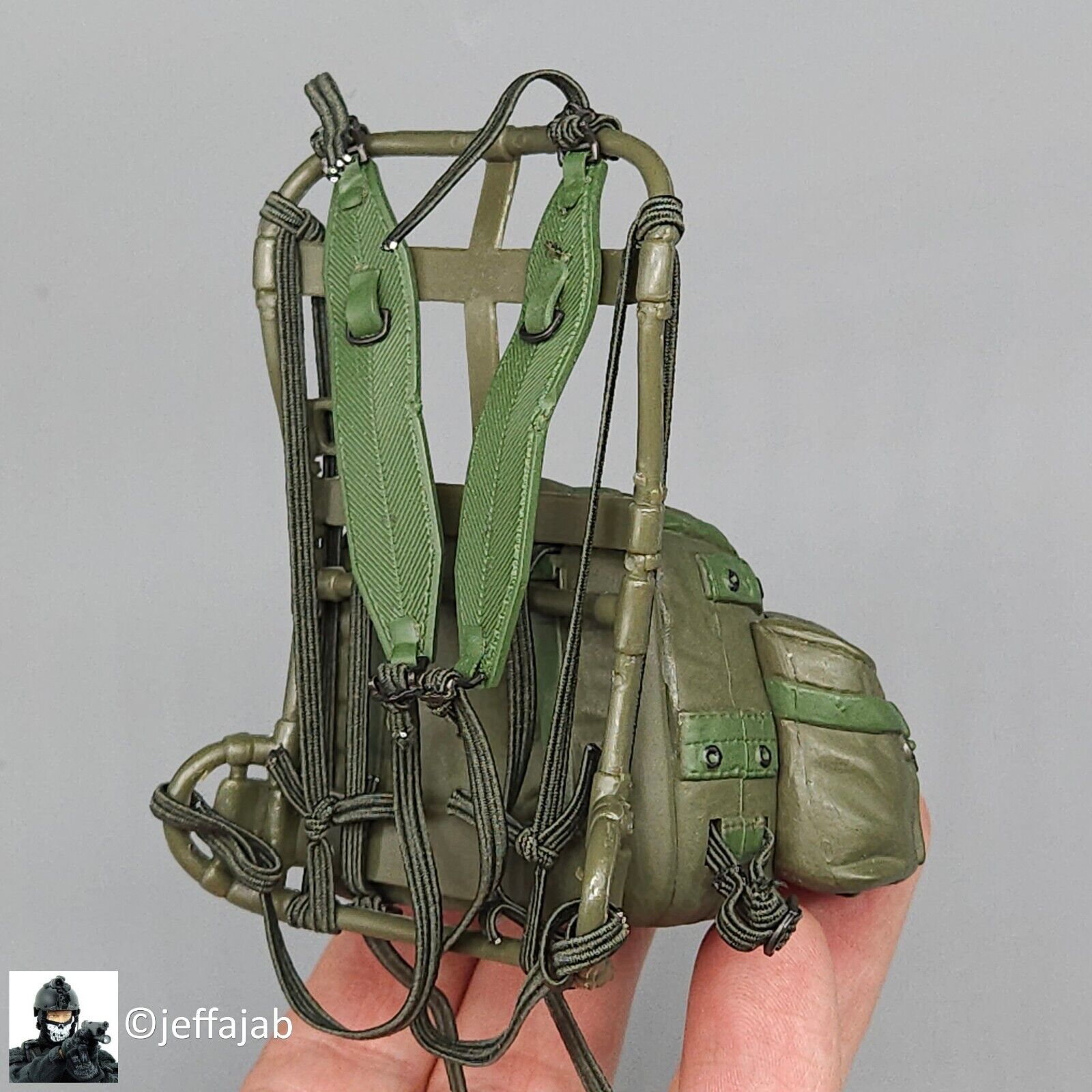1:6 SOTW Vietnam US Rucksack Backpack & Frame (Plastic) for 12" Figures