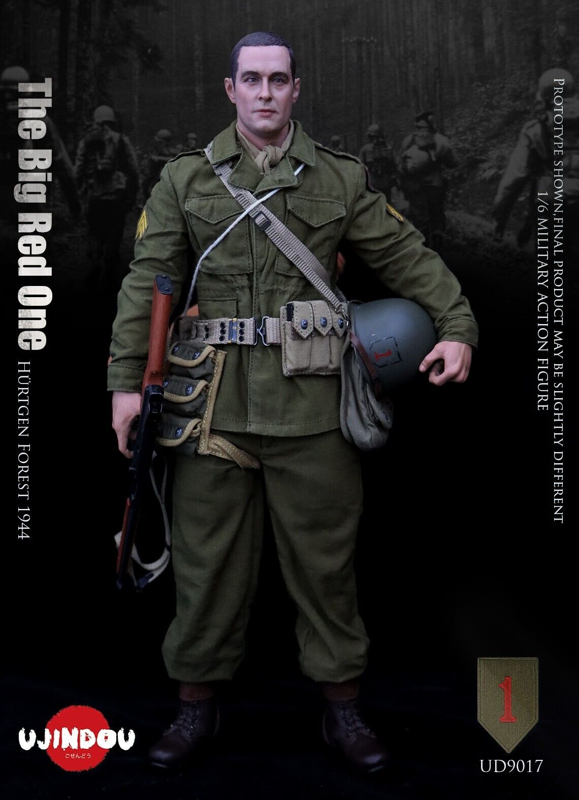 1:6 scale Ujindou The Big Red One US Army Infantryman Hürtgen Forest 1944 Figure