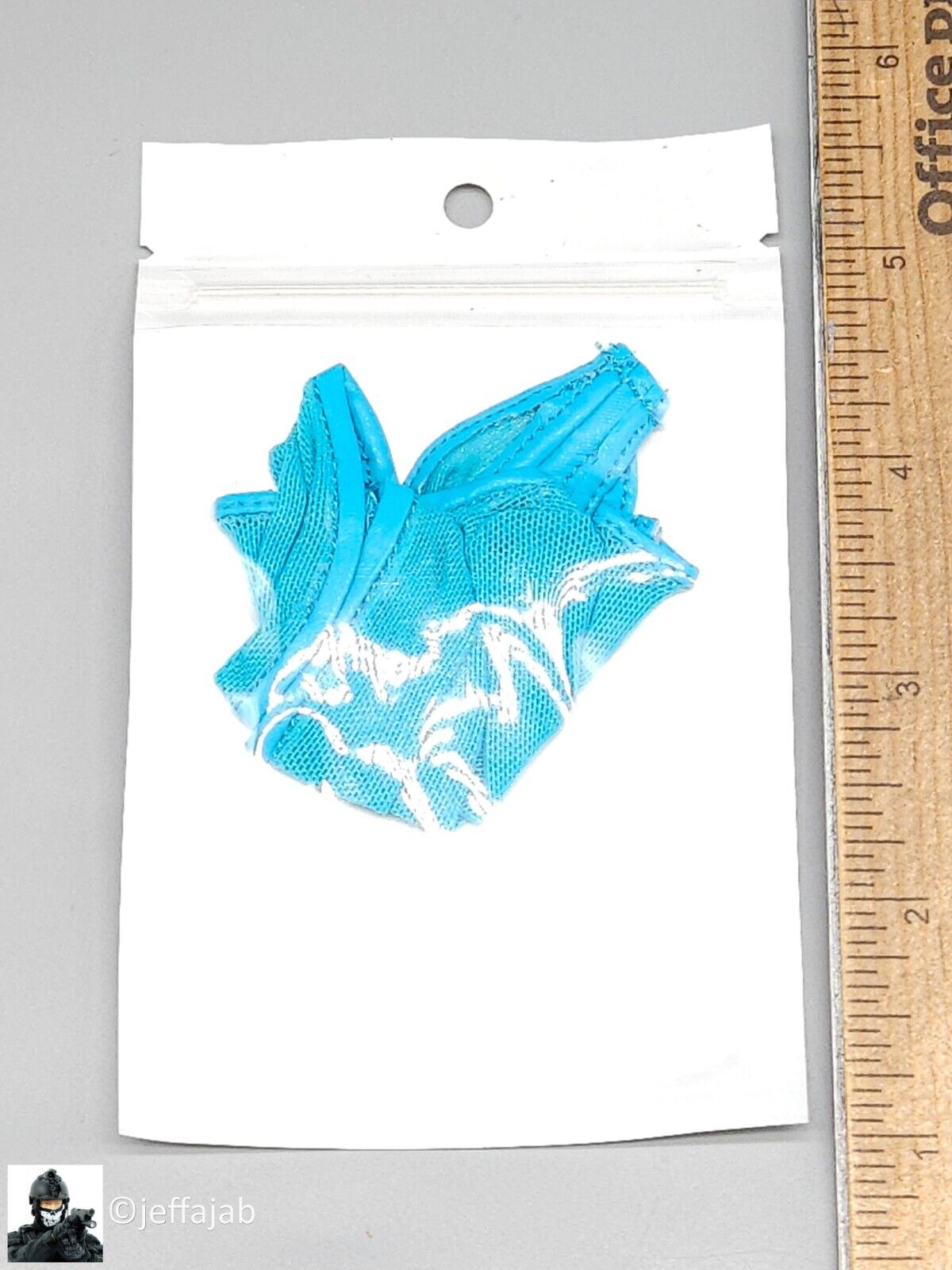 1:6 Flirty Girl Female Blue Fishnet Leotard Lingerie Set for 12" Figures