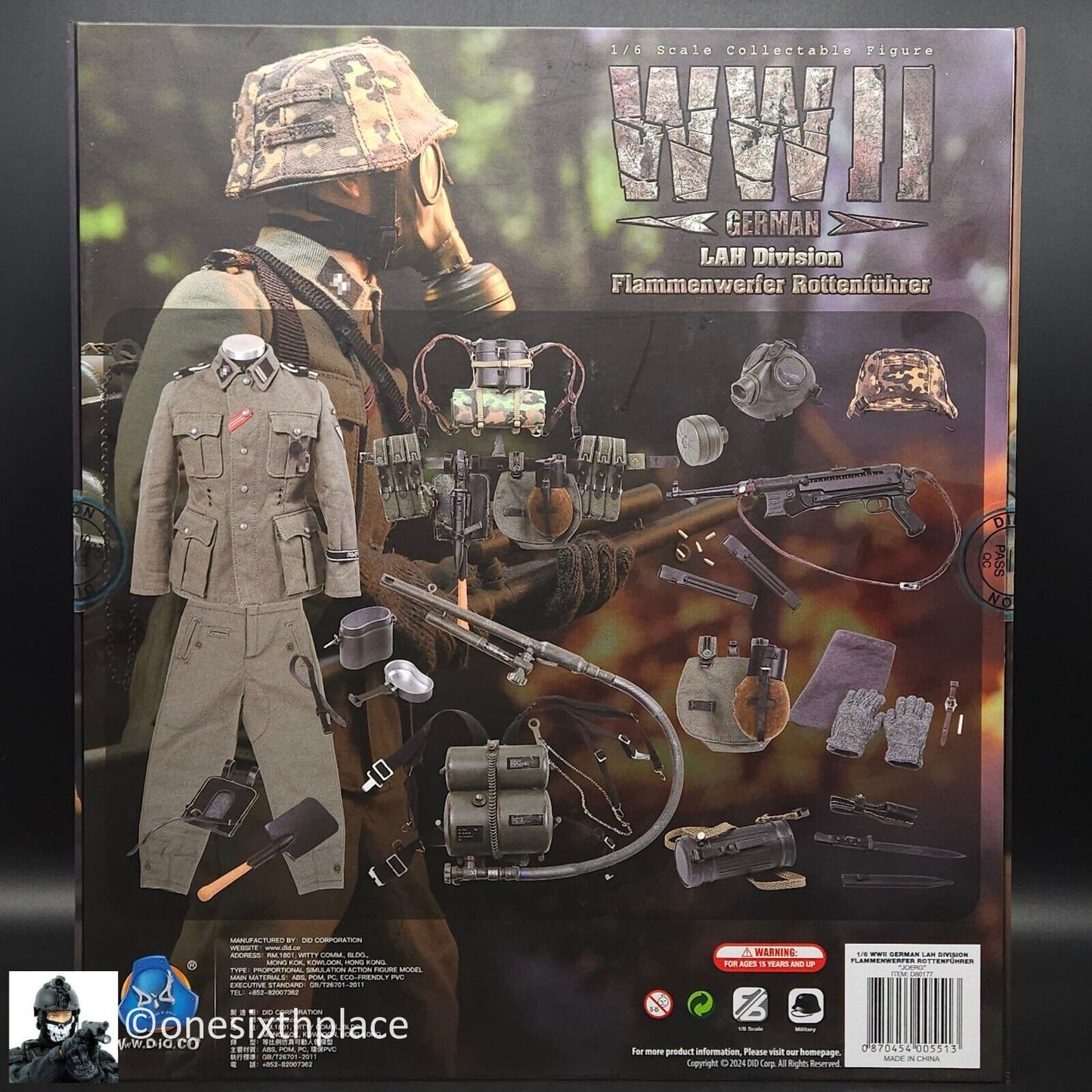 1:6 scale DiD WWII German LAH Division Heer Flammenwerfer Gefreiter Joerg