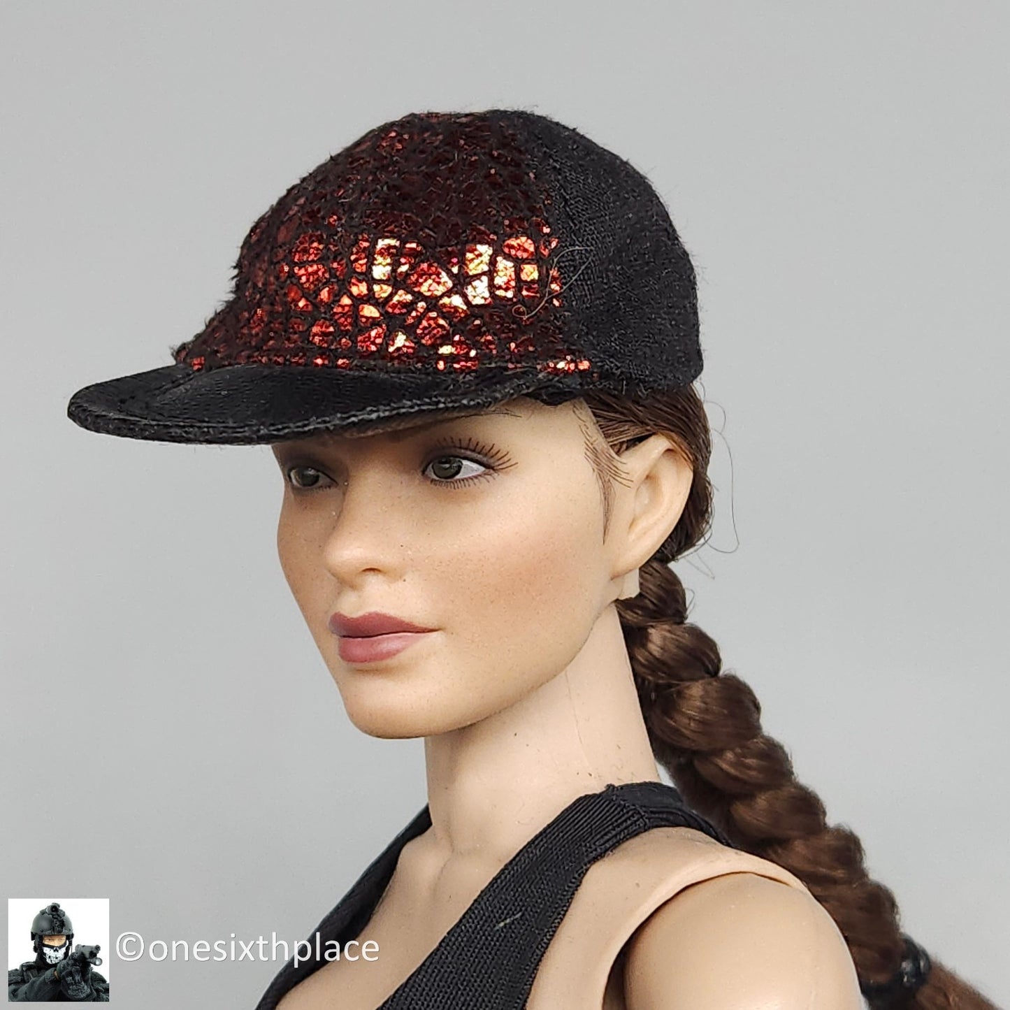 1:6 Fire Girl Locomotive Female Urban Baseball Cap Hat for 12" Figures