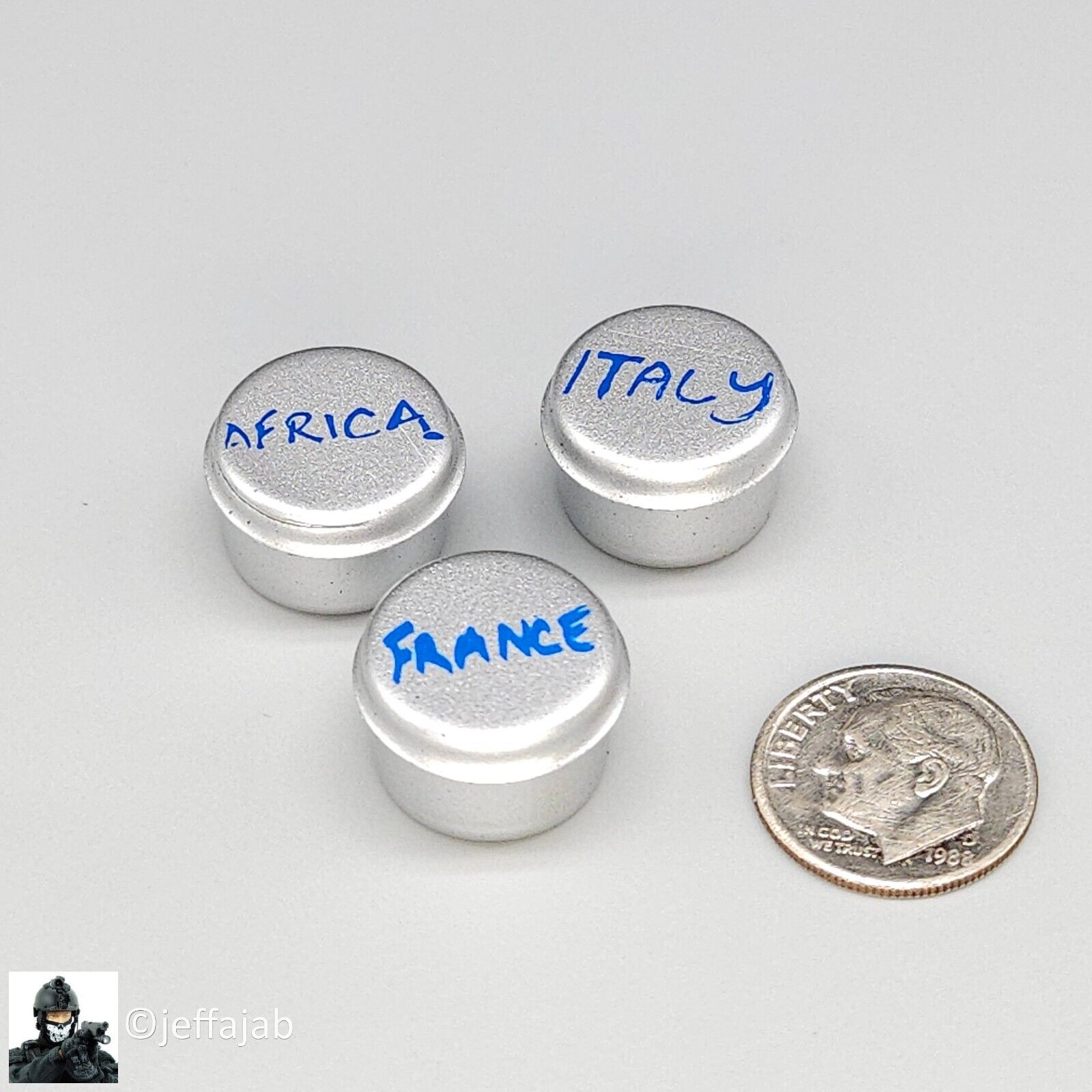 1:6 scale DiD WWII Sergeant Horvath Metal Tin Canister Set for 12" Figures