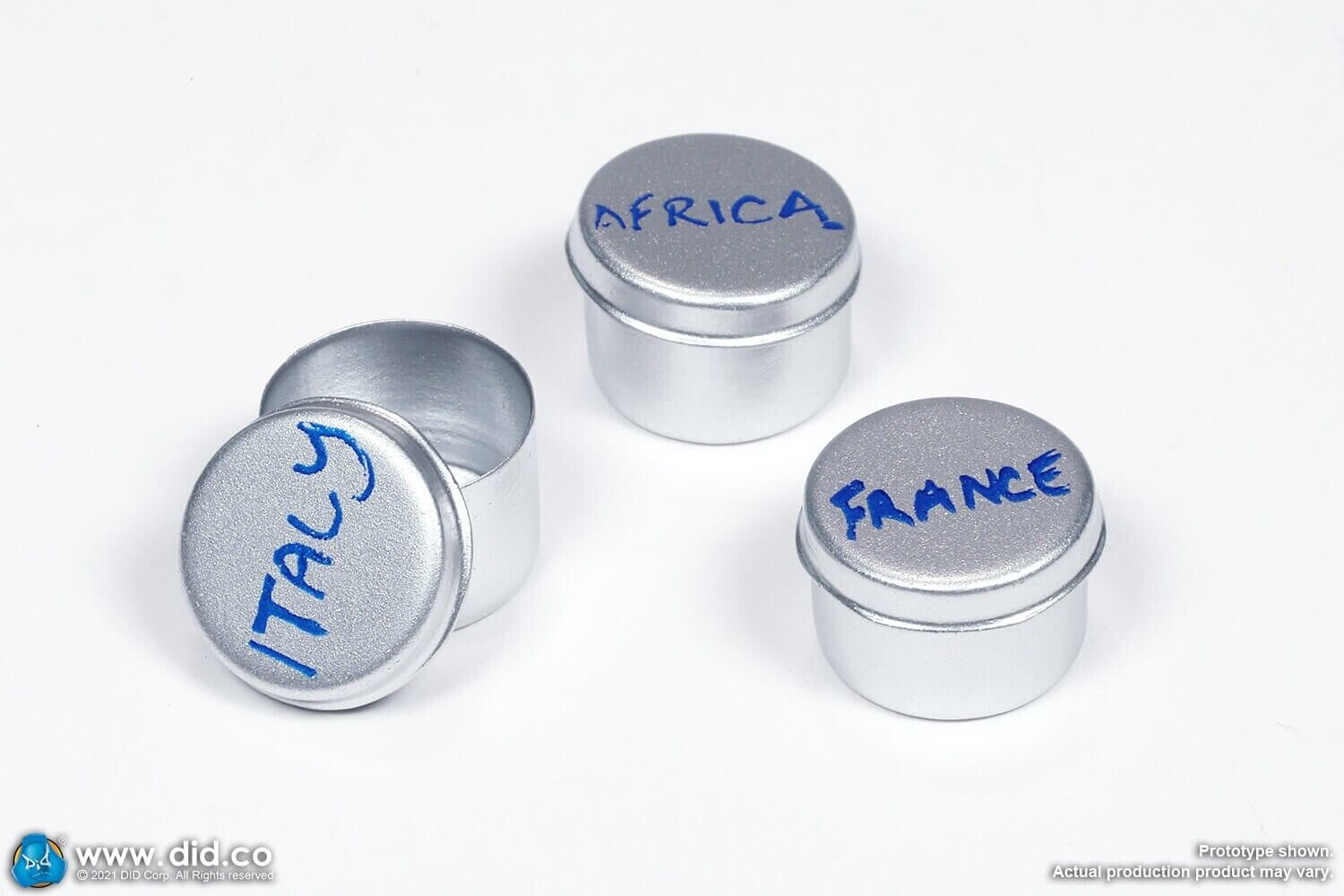 1:6 scale DiD WWII Sergeant Horvath Metal Tin Canister Set for 12" Figures