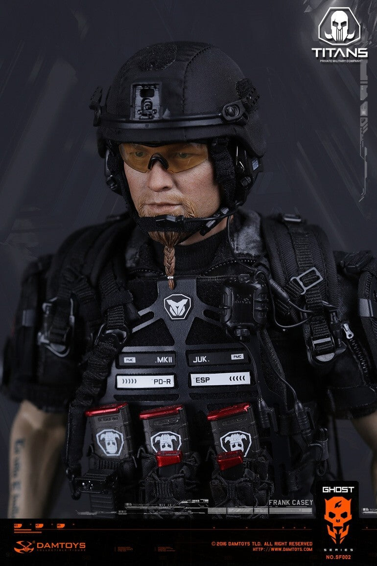 1:6 scale DamToys SF002 GHOST SERIES TITANS PMC Frank Casey 12" Figure