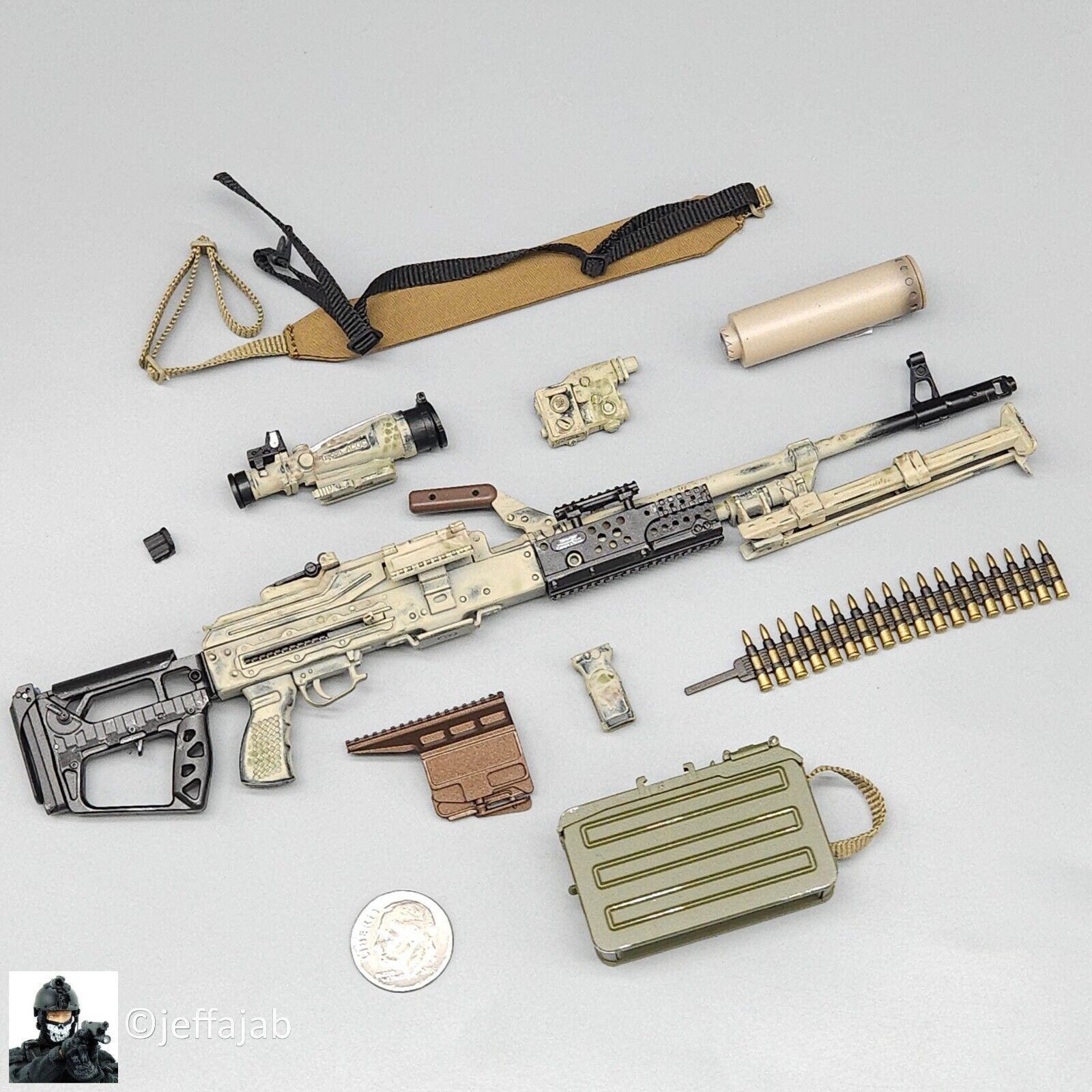 1:6 Easy & Simple Russian Special Operations Forces SSO A PKM Light Machine Gun