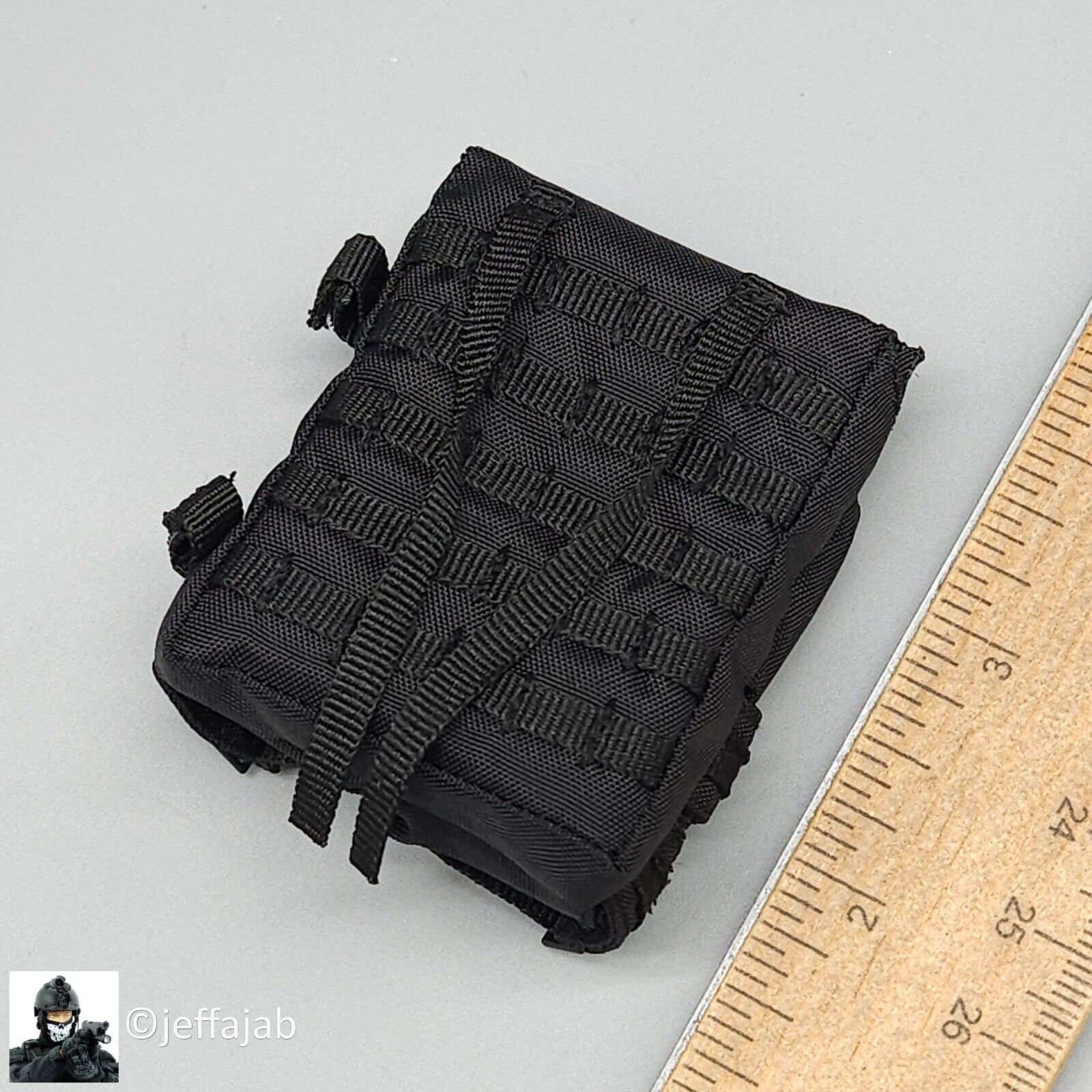 1:6 KSToys Doomsday Guardian Black Assault Pack Backpack for 12" Figures