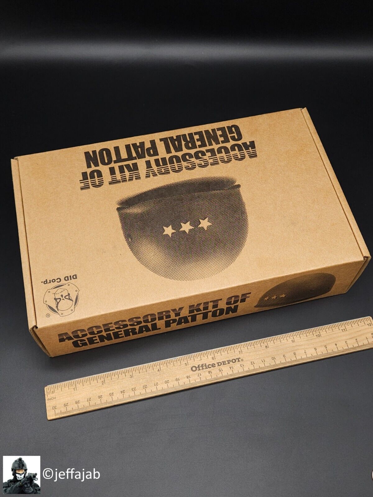 1:6 scale DiD Accessory Kit of WWII General Patton George C Scott Version E60071