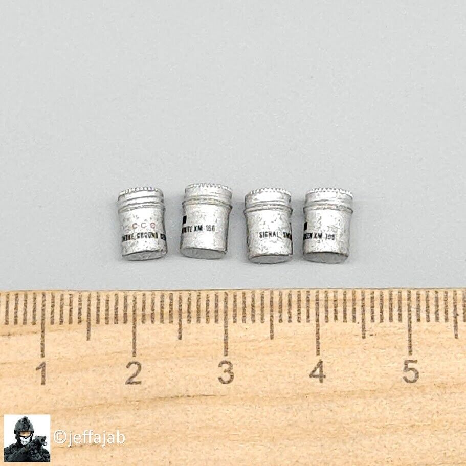 1:6 Ujindou Vietnam MACV-SOG Cross-Border Operation Mini Smoke Grenades (x4)