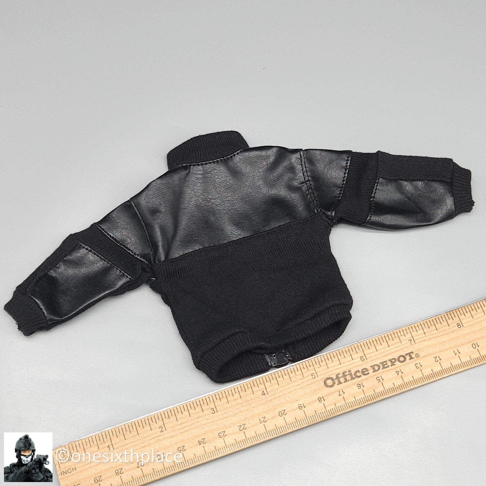 1:6 scale Dragon CIA Agent Smith Black Jacket for 12" Figures