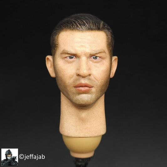 1:6 scale Alert Line WWII Soviet NKVD Officer Male Head Sculpt for 12" Figures