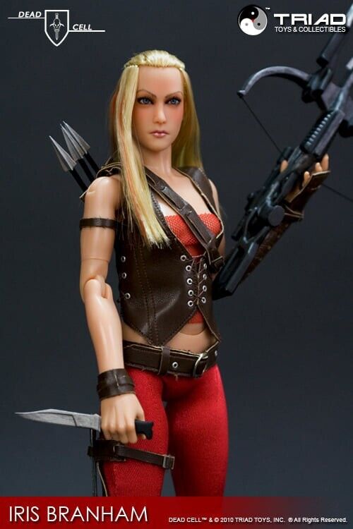 1:6 Triad Toys Dead Cell Iris Branham Female Blond Head Sculpt for 12" Figures