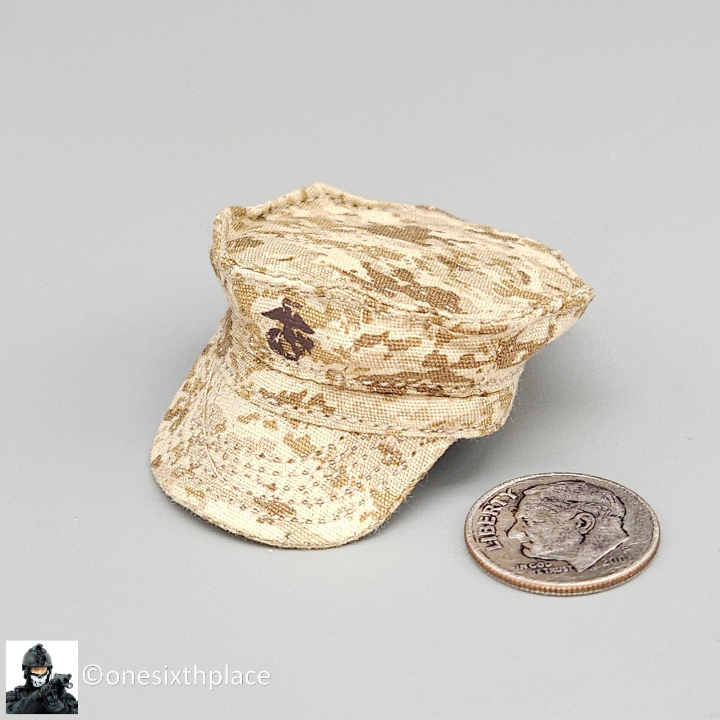 1:6 Scale Flagset Female USMC Dog Trainer MARPAT Hat Cover for 12" Figures